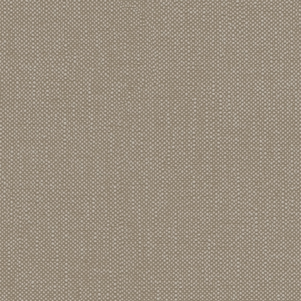             Plain non-woven wallpaper with a simple textile texture - grey, brown
        