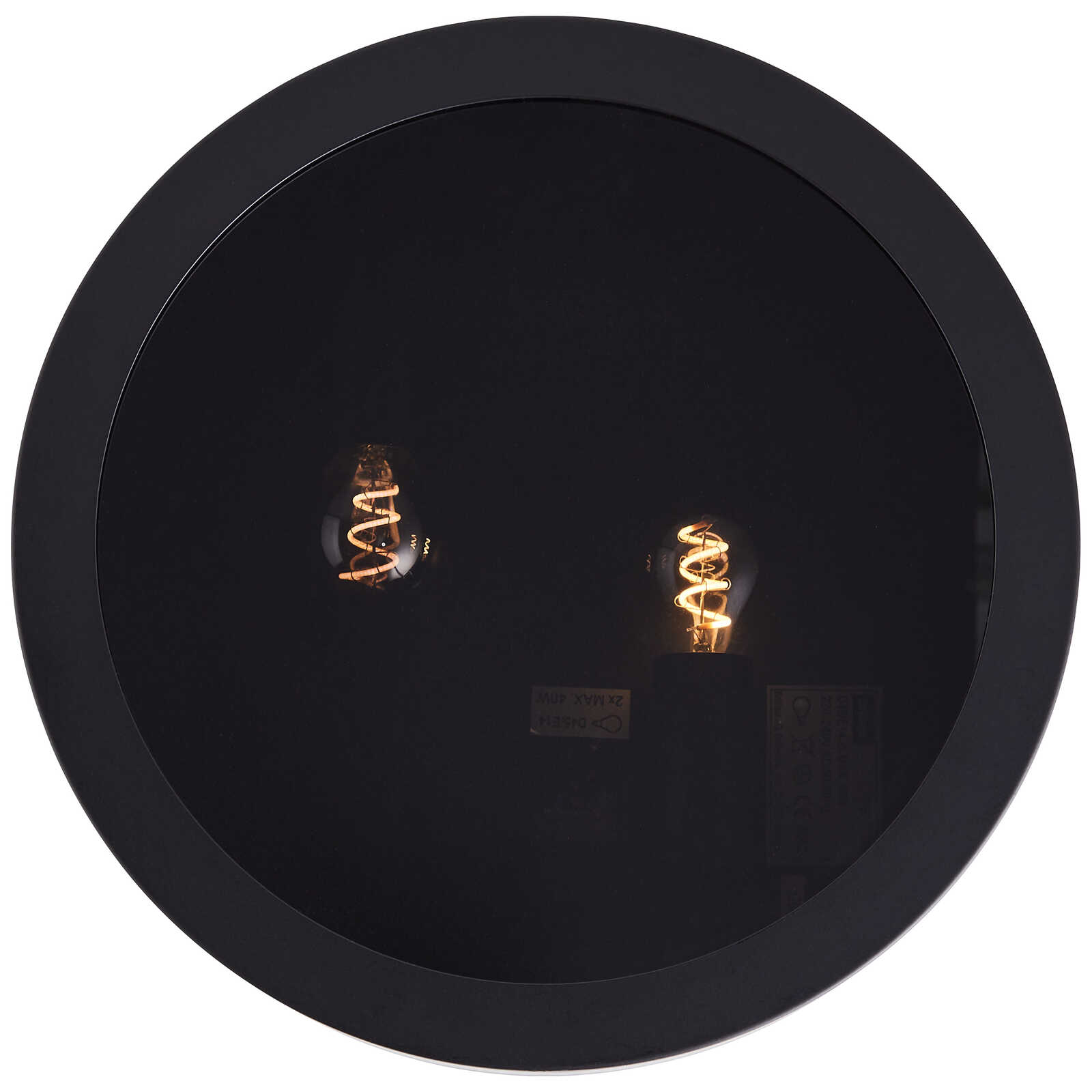             Metalen plafondlamp - Miriam 2 - Zwart
        