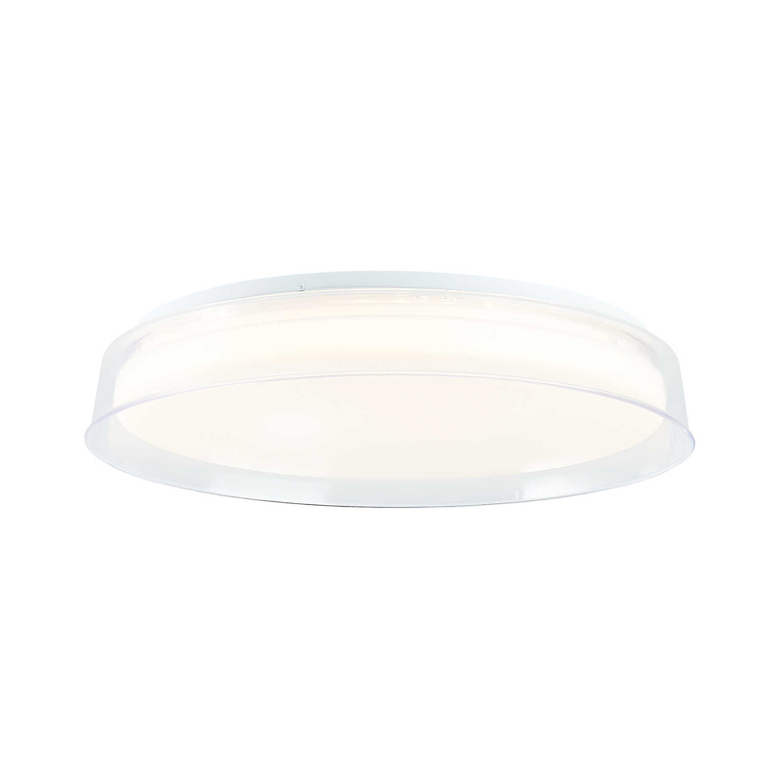 Plastic ceiling light - Lara - White
