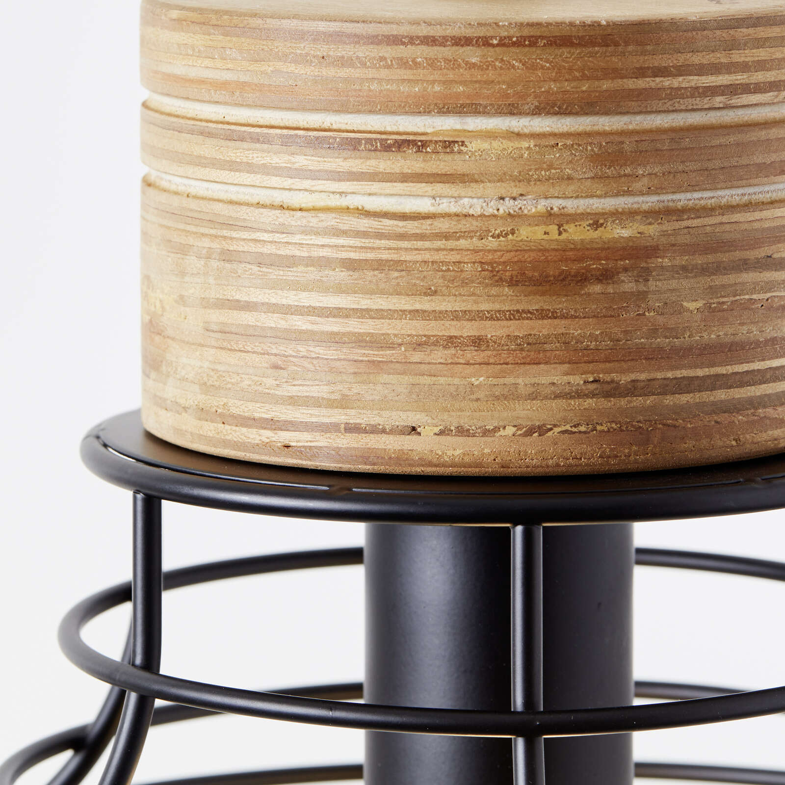             Lámpara colgante de madera - Annelie 3 - Marrón
        