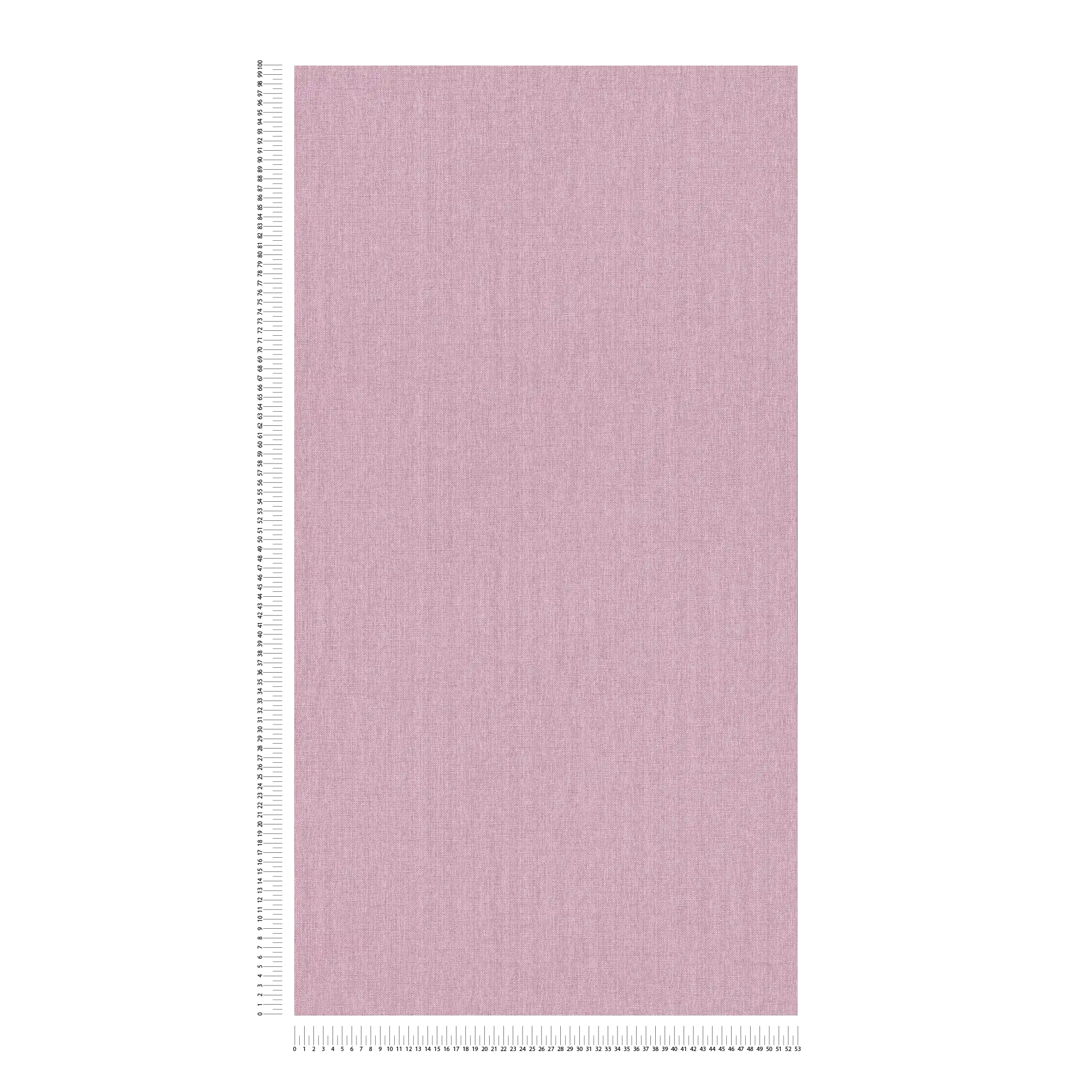             Single-coloured non-woven wallpaper in woven look - Purple
        