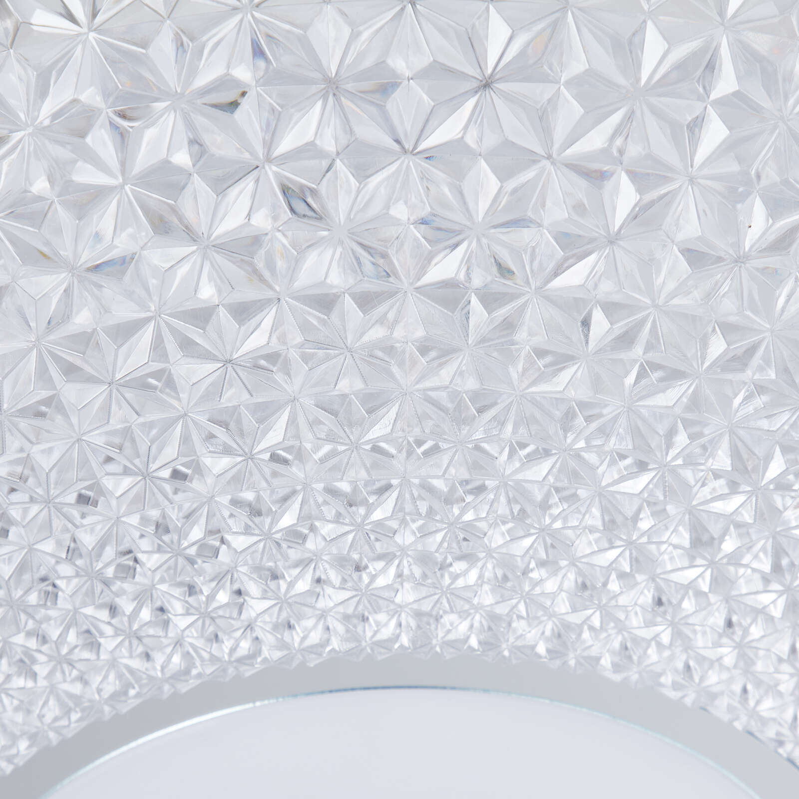             Plastic ceiling light - Luke 1 - Metallic
        