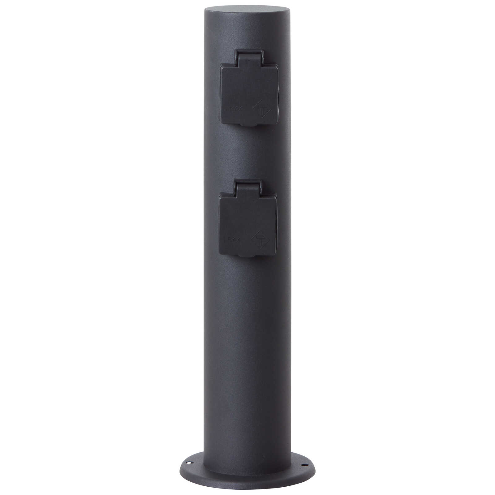             Metal outdoor socket base - Fenja 2 - Black
        
