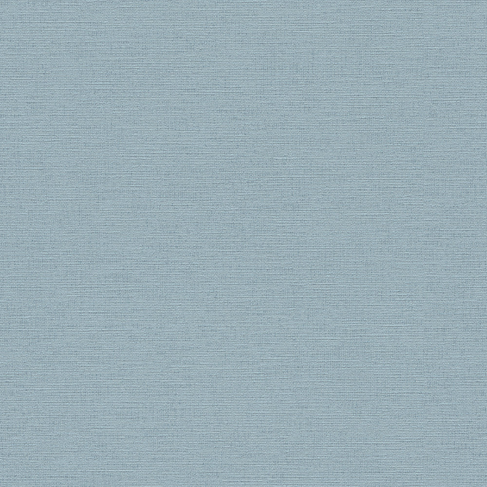             Papier peint aspect lin bleu clair avec aspect textile style scandi
        