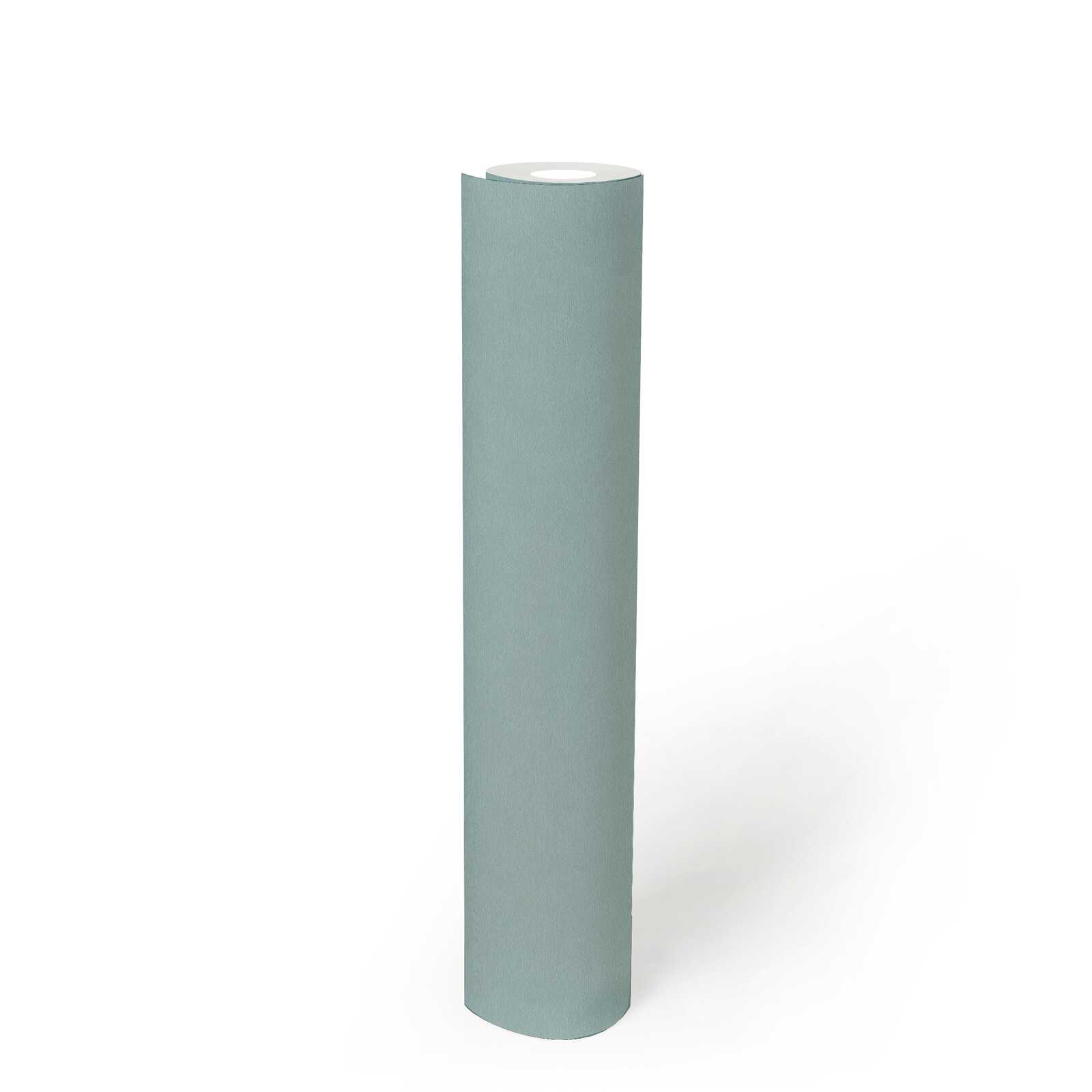             Single-coloured non-woven wallpaper with a subtle surface texture - blue, green
        