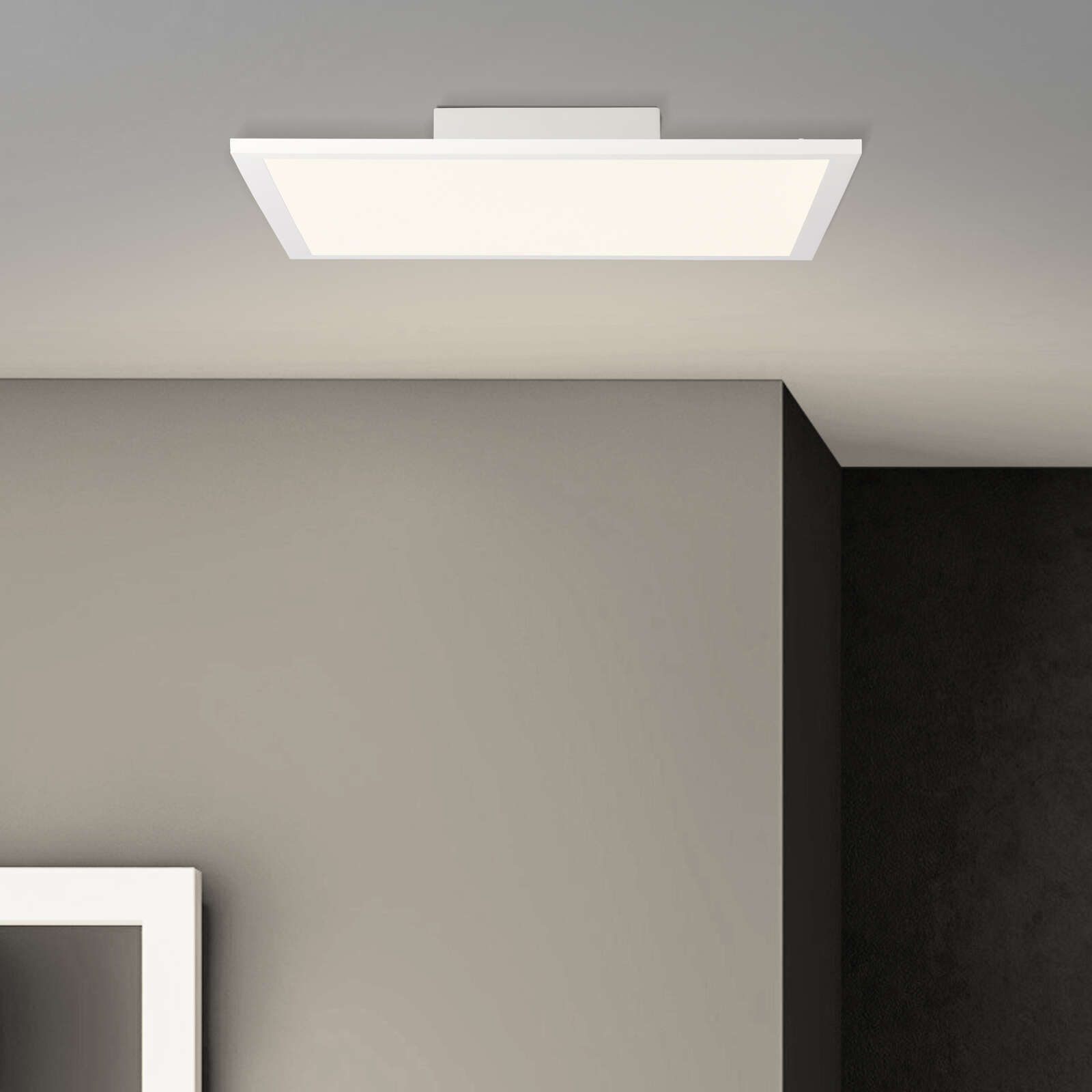             Plastic ceiling light - Constantin 1 - White
        