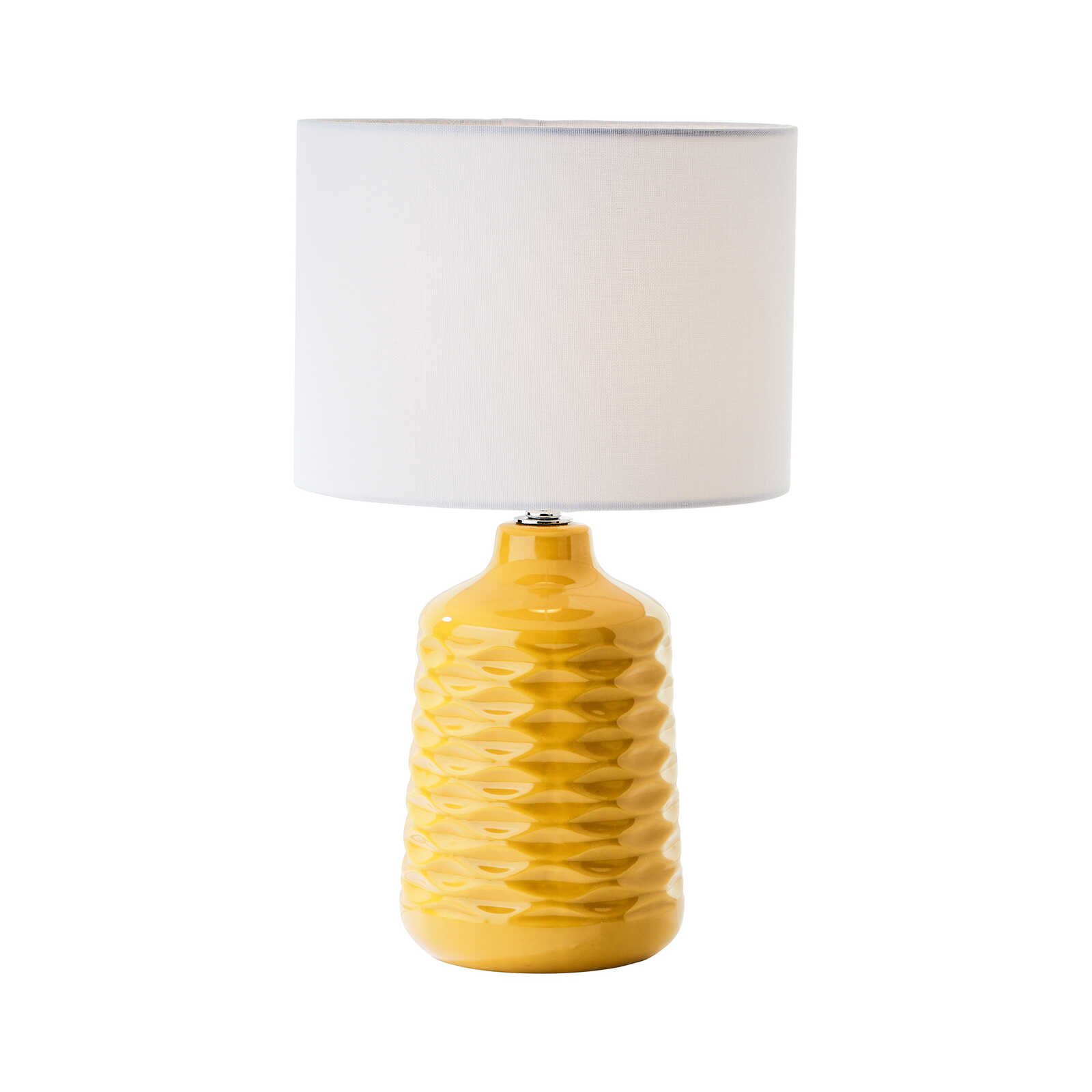 Lampe de table en textile - Jasper 4 - Jaune
