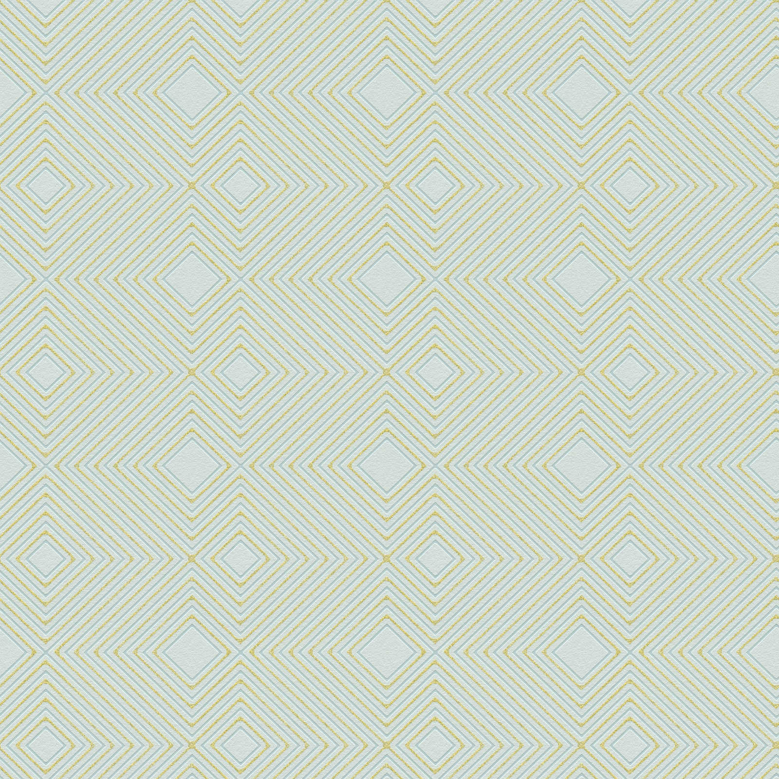 Metallic accent & texture pattern wallpaper - green
