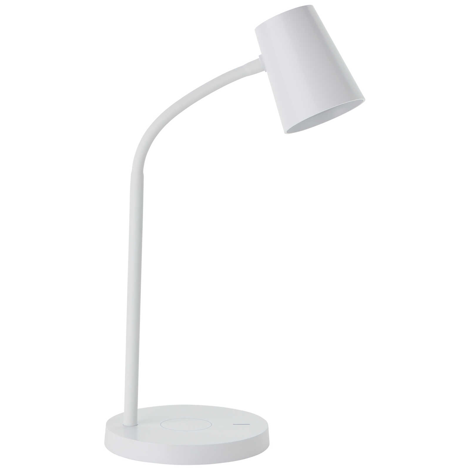             Lampe de table en plastique - Jannik - Blanc
        