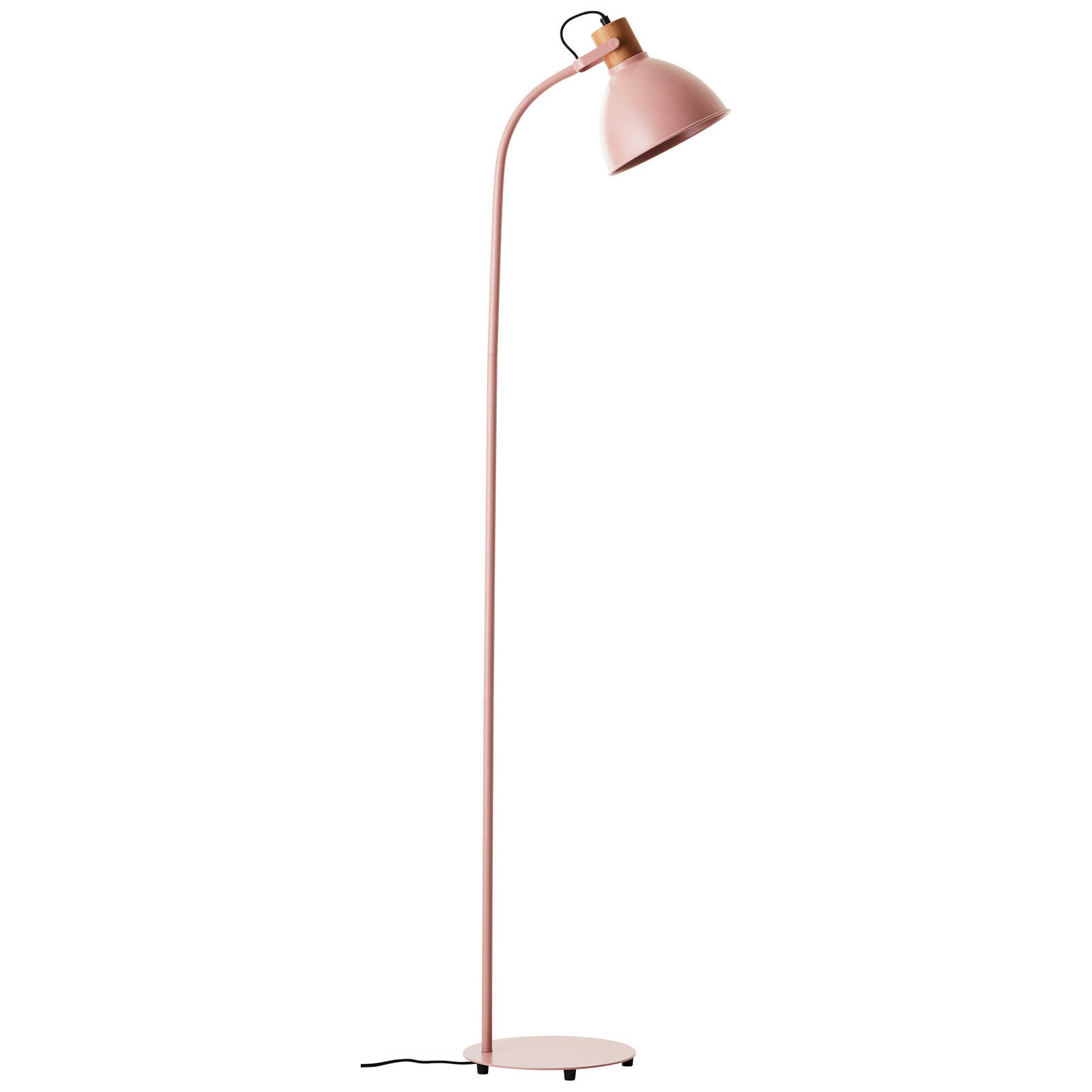             Lámpara de pie de madera - Franziska 7 - Rosa
        