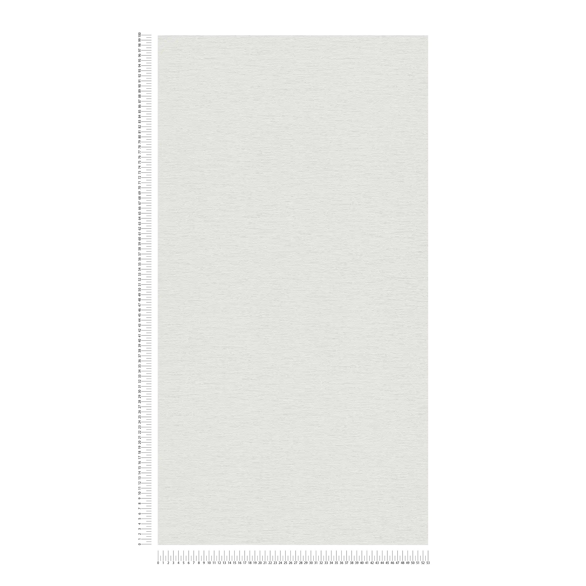             papier peint en papier intissé uni avec structure textile, mat - blanc, gris clair
        