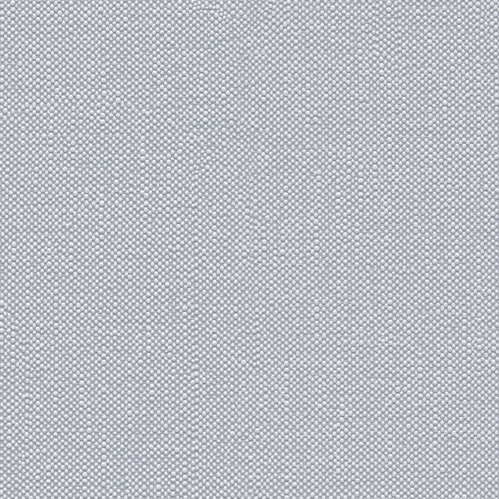             Plain non-woven wallpaper with textile design and matt finish - blue, blue
        