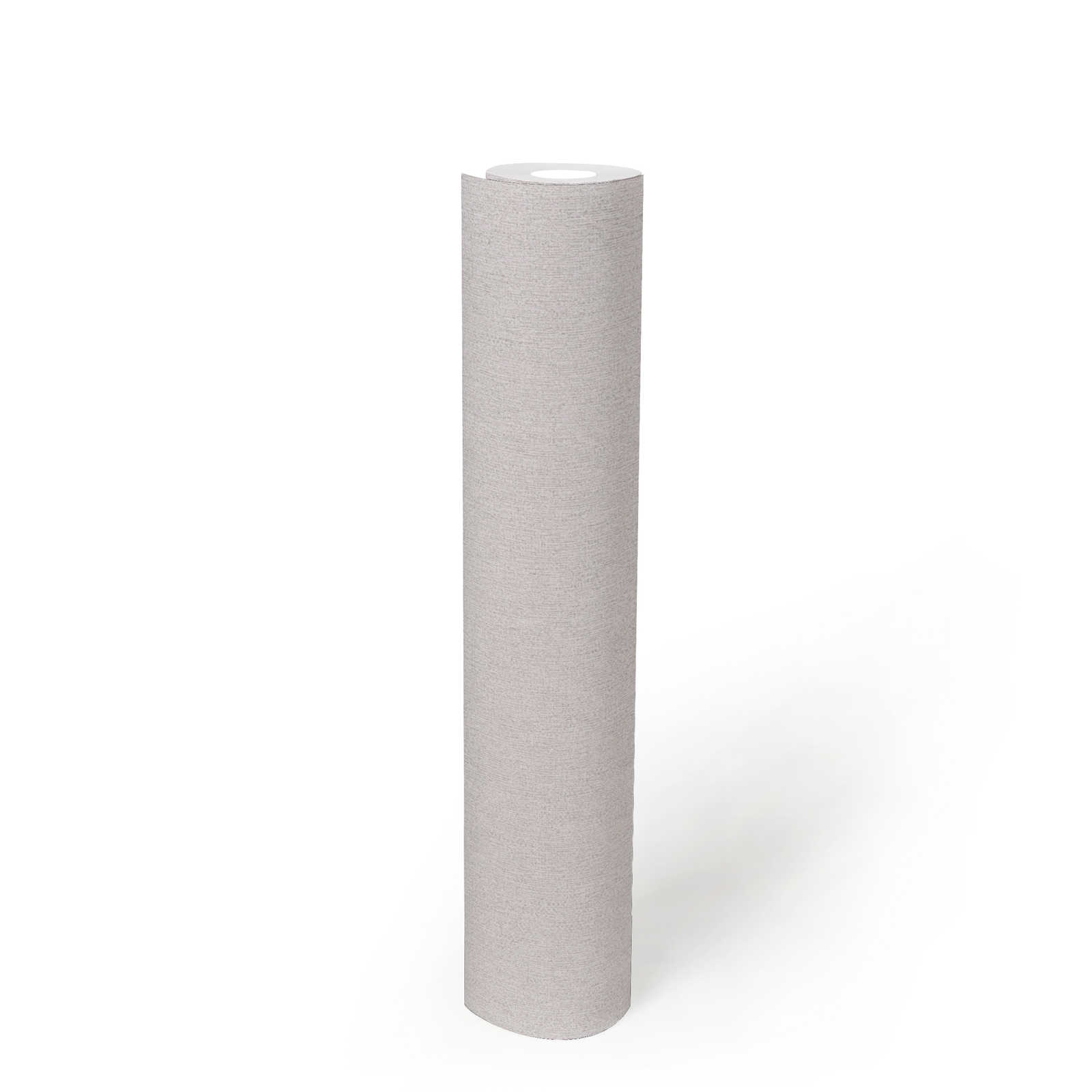             Papier peint intissé uni aspect structuré mat - gris, gris clair
        