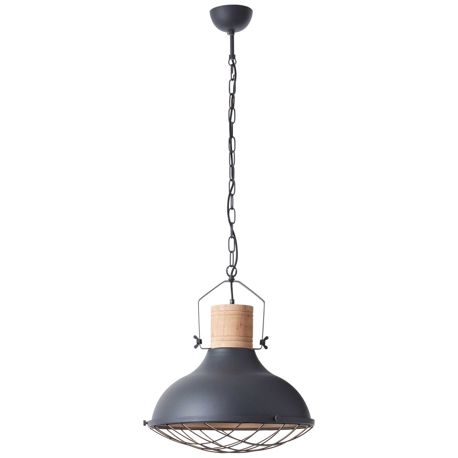             Lámpara colgante de madera - Florian 2 - Negro
        