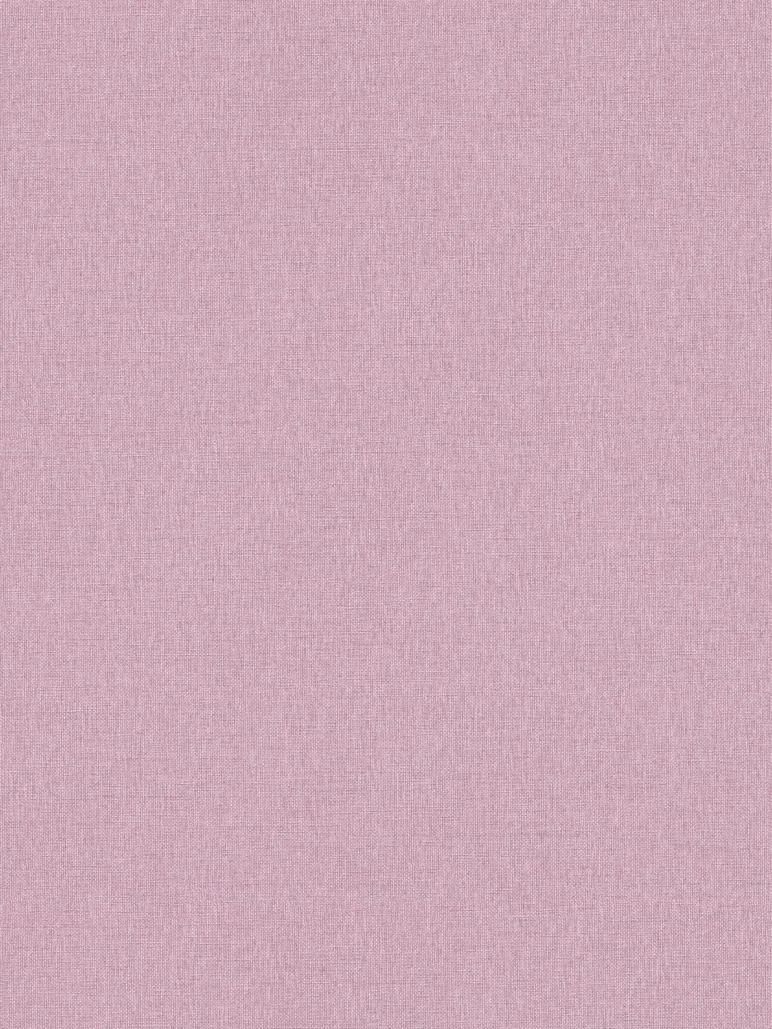         Single-coloured non-woven wallpaper in woven look - Purple
    