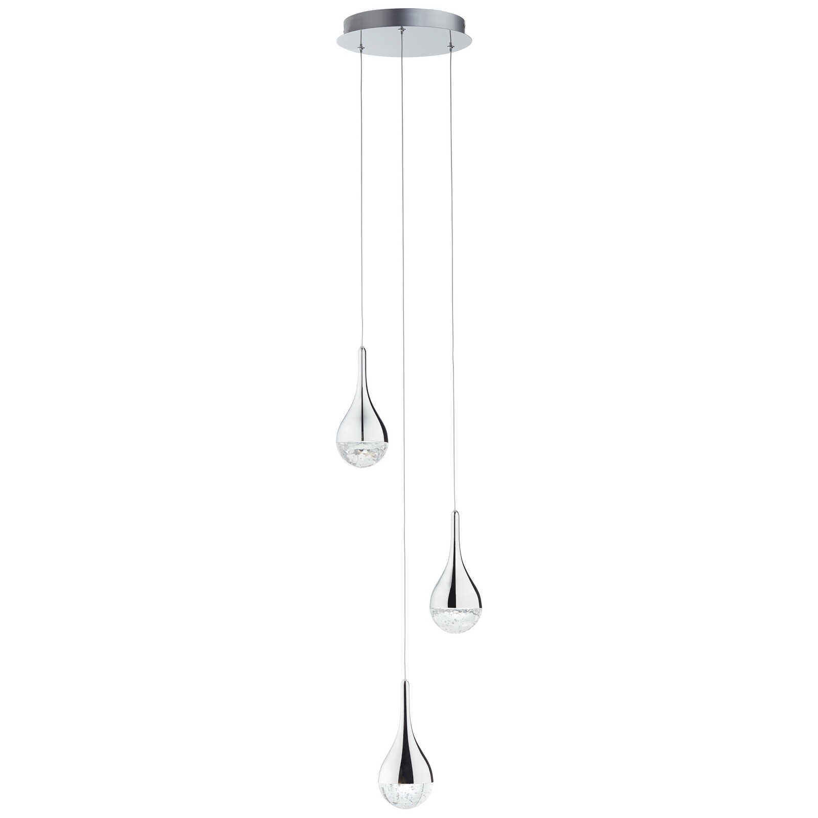             Glazen hanglamp - Gustav 1 - Metallic
        