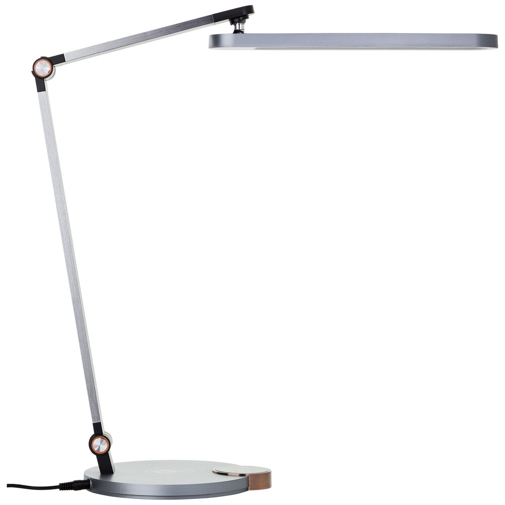             Lámpara de mesa de metal - Magnus 2 - Gris
        