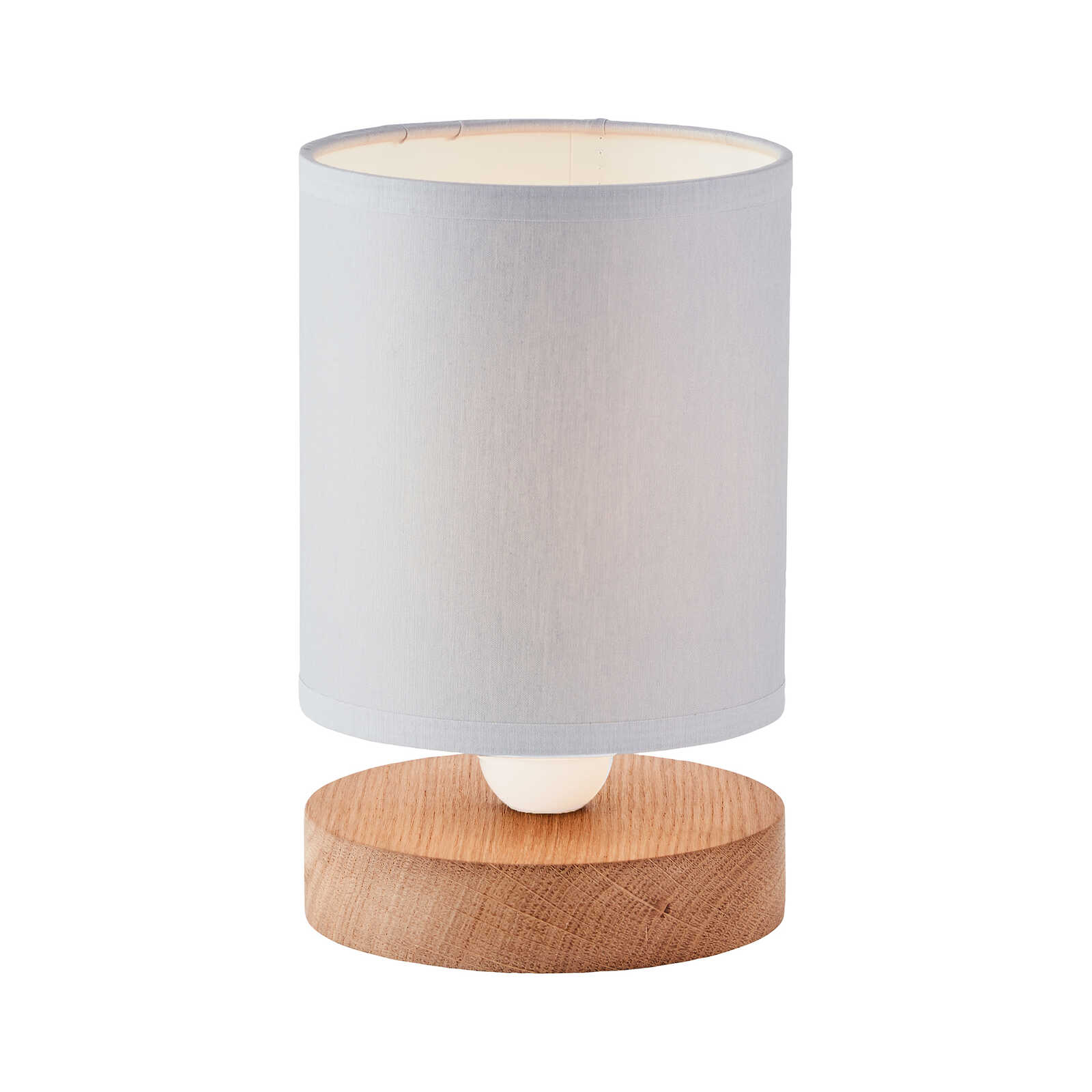 Textile table lamp - Thilo 1 - Brown
