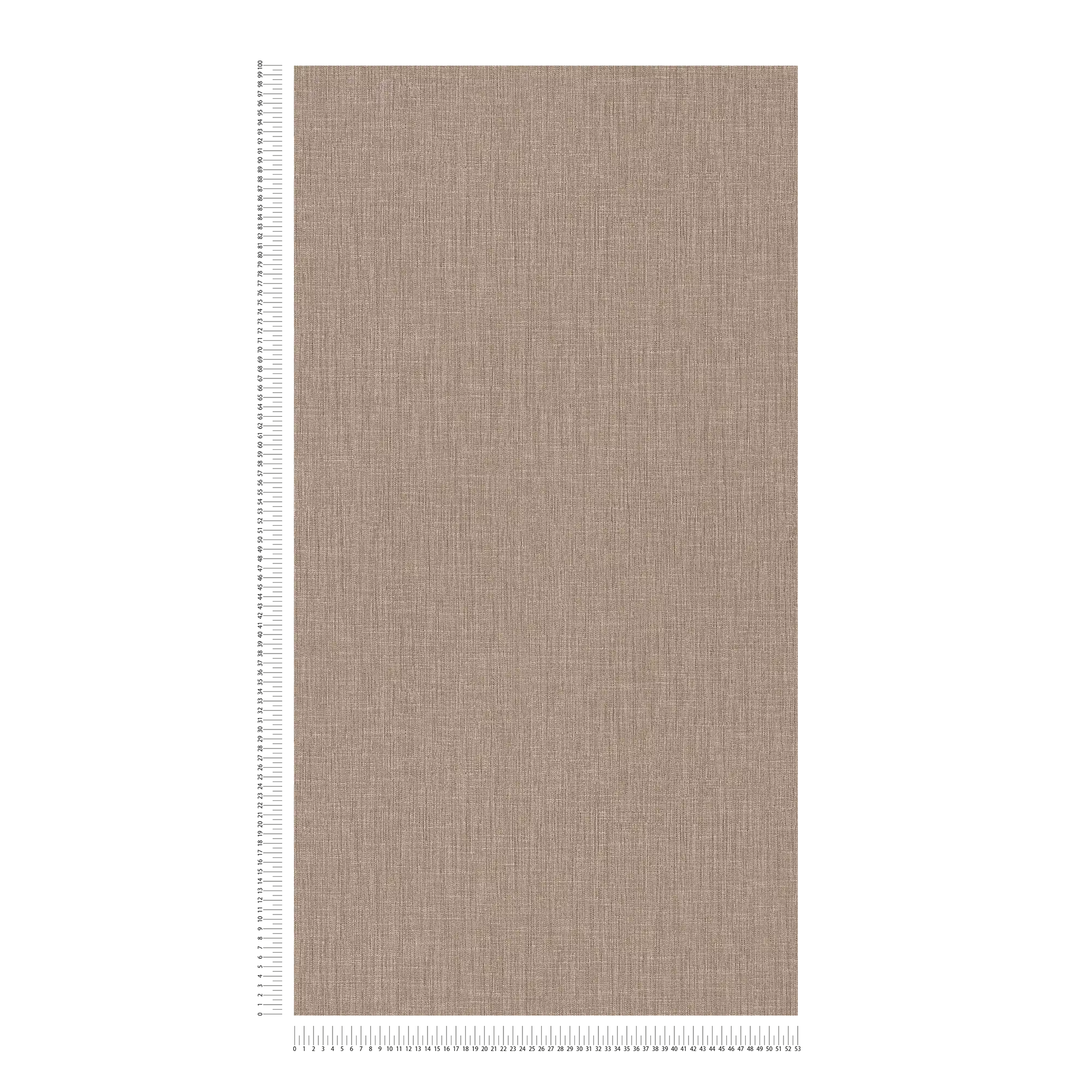             Papier peint intissé imitation lin avec motif ton sur ton - marron, crème
        