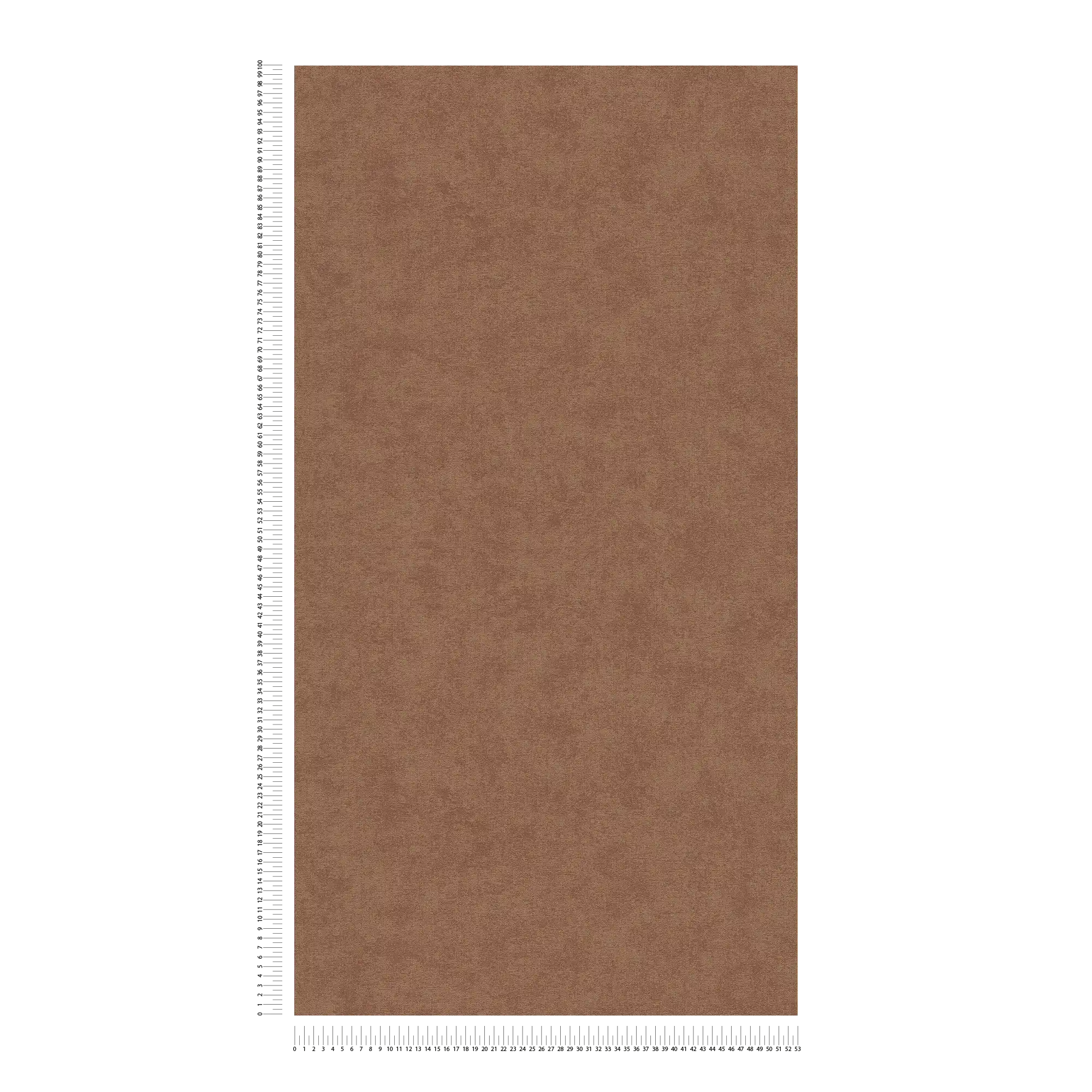             Single-coloured non-woven wallpaper with subtle texture - brown
        