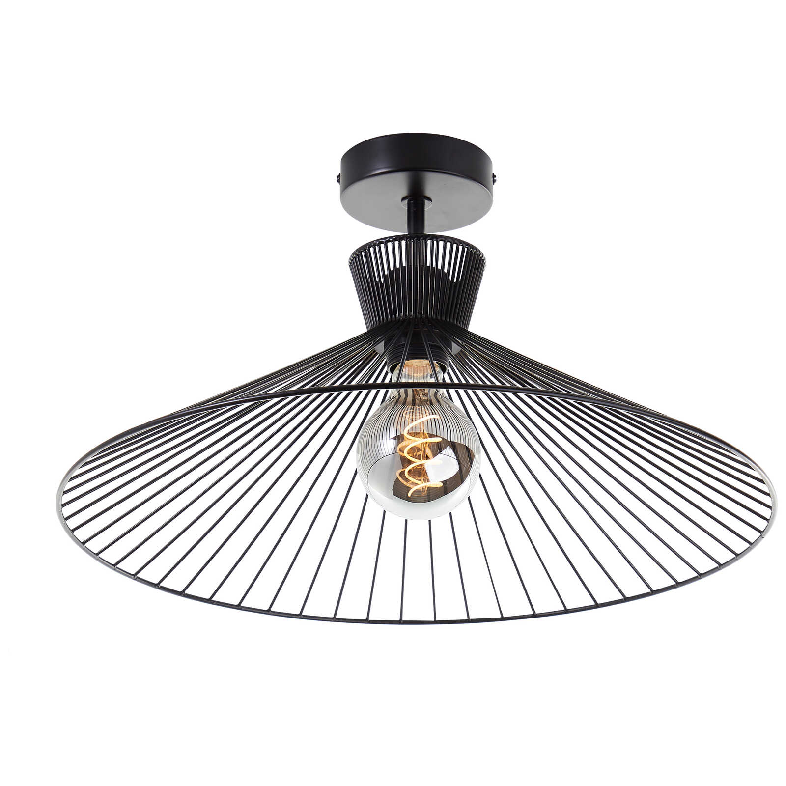             Metalen plafondlamp - Florentina - Zwart
        