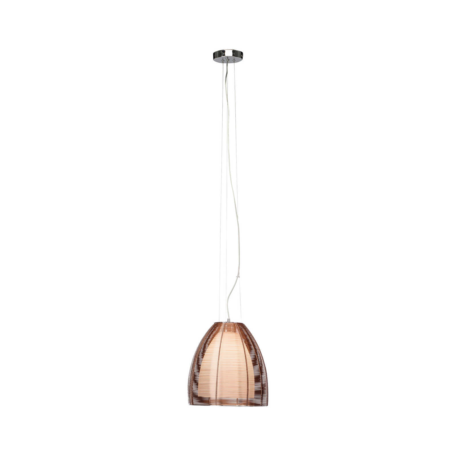 Glazen hanglamp - Maxime 5 - Bruin
