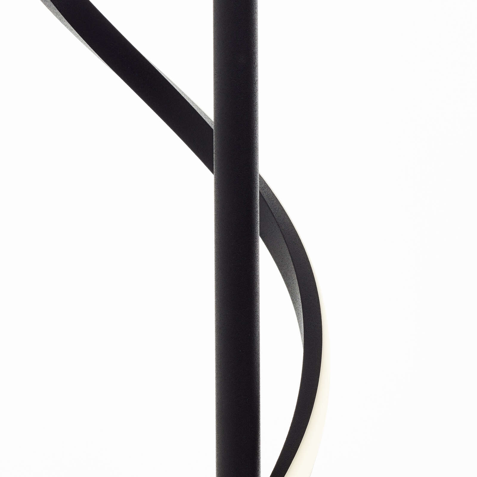             Lámpara de pie de metal - Frederik 3 - Negro
        