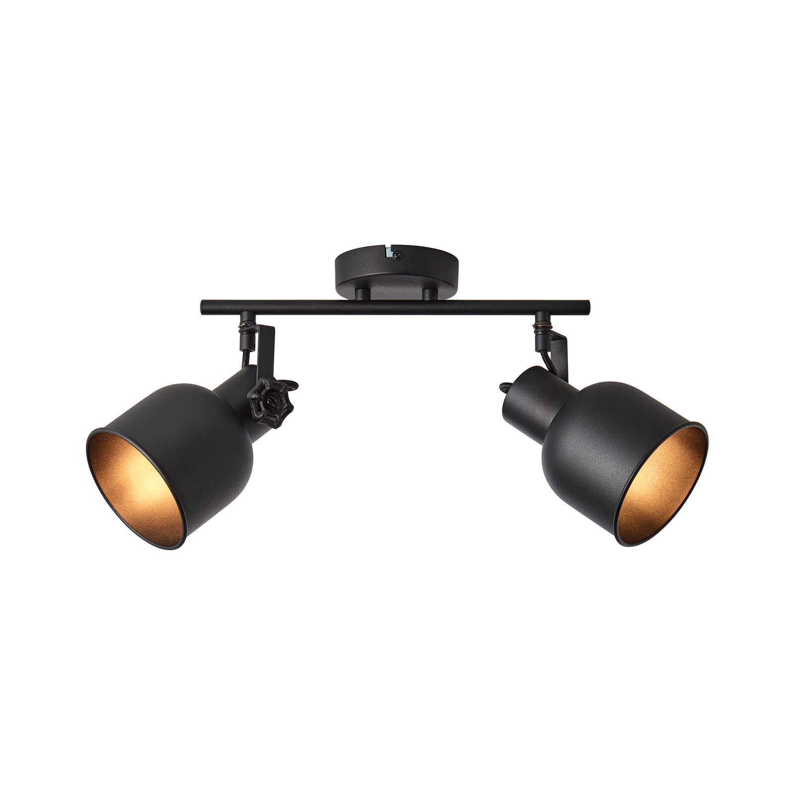Metalen plafondlamp - Mia 3 - Zwart
