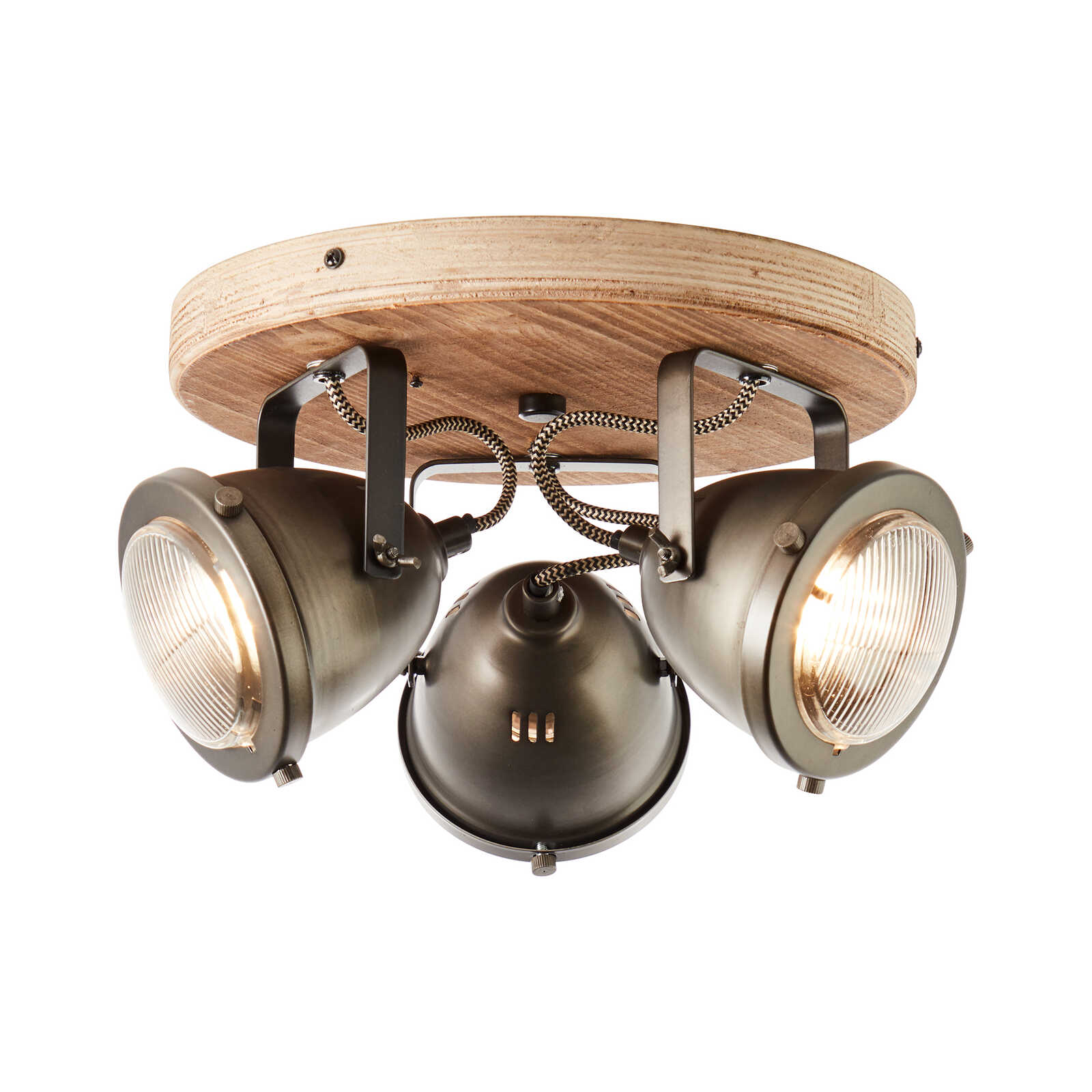 Wooden spotlight shelf - Dilara 4 - Brown
