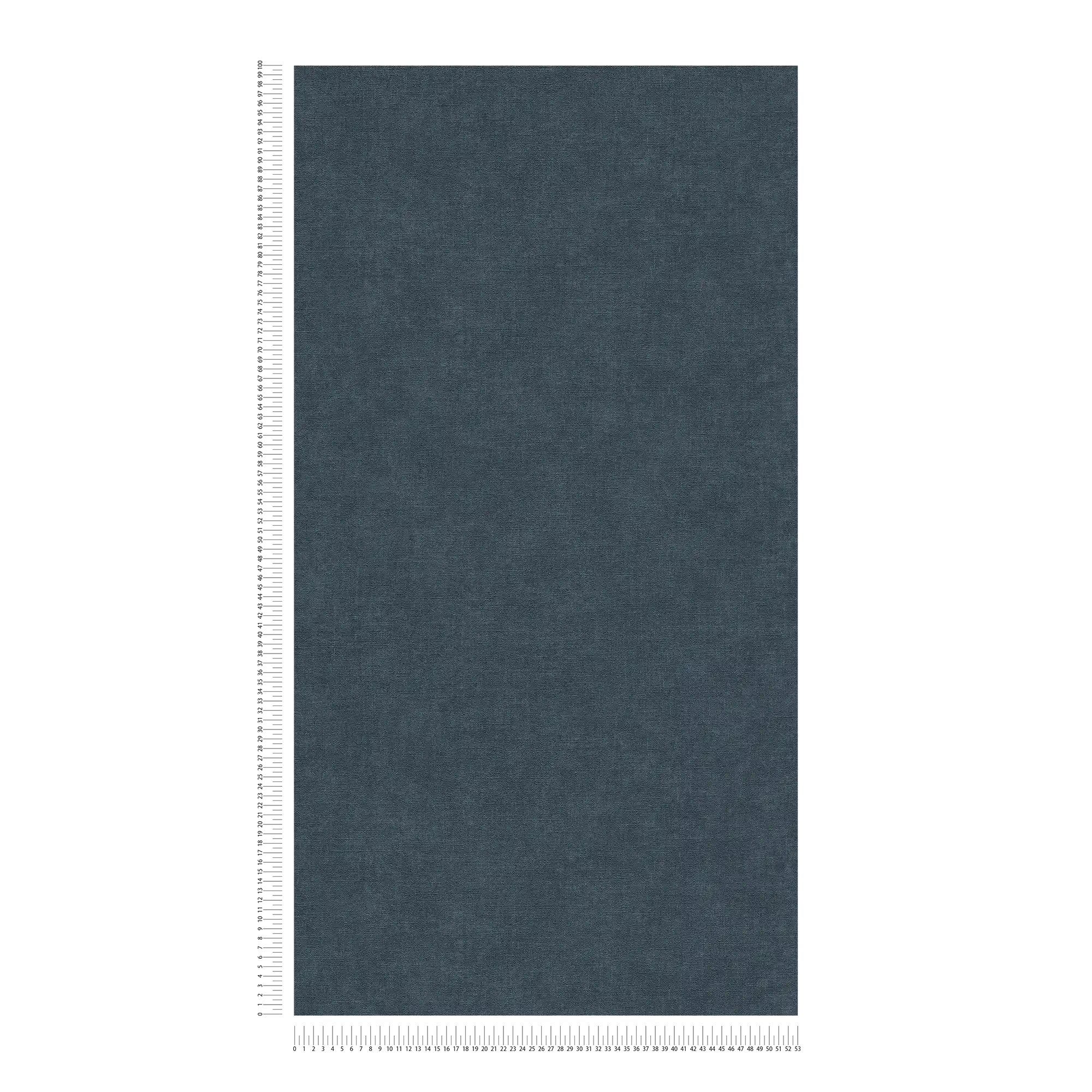             papier peint en papier intissé uni aspect textile légèrement structuré - bleu, bleu foncé
        