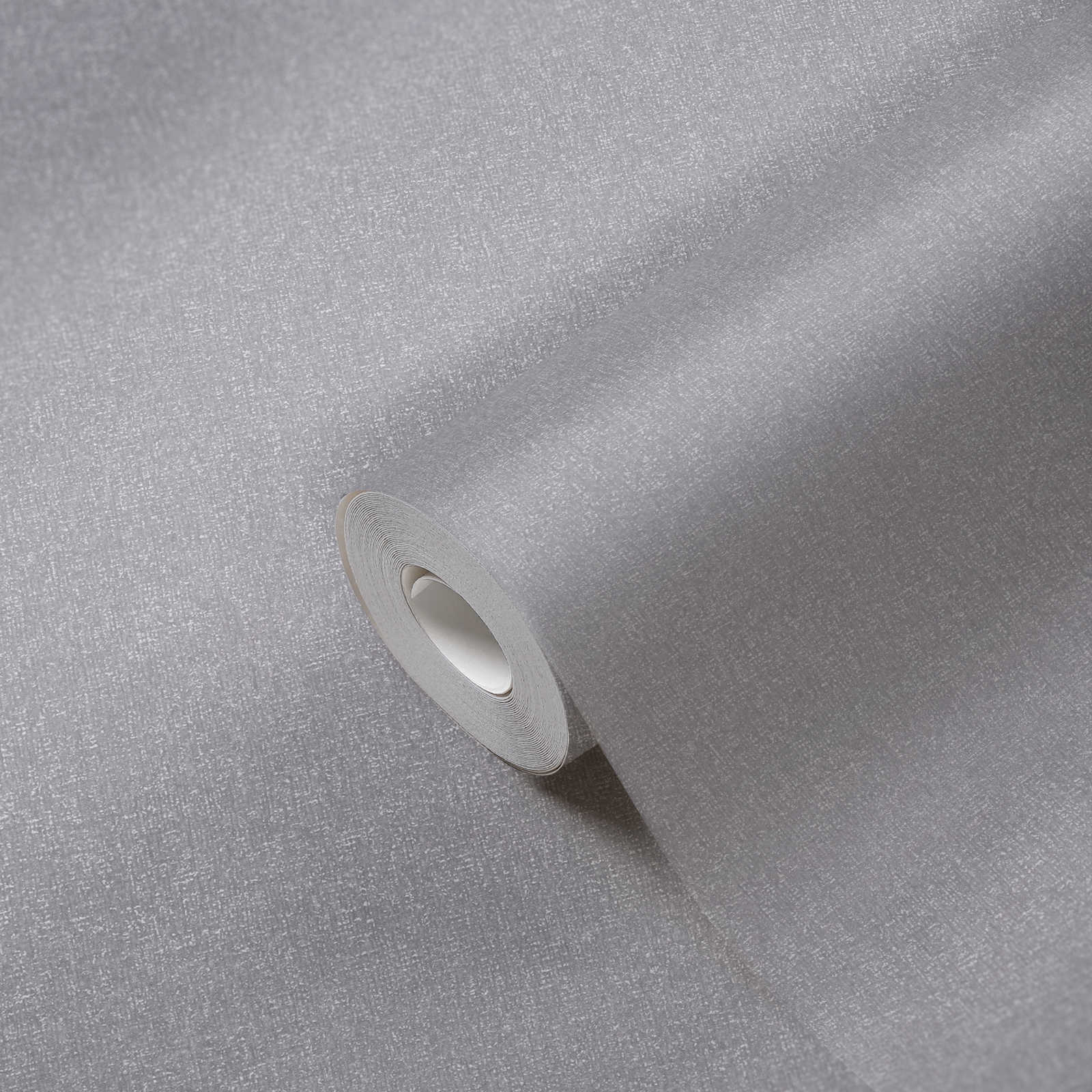             Papel pintado no tejido liso con estructura fina - gris
        