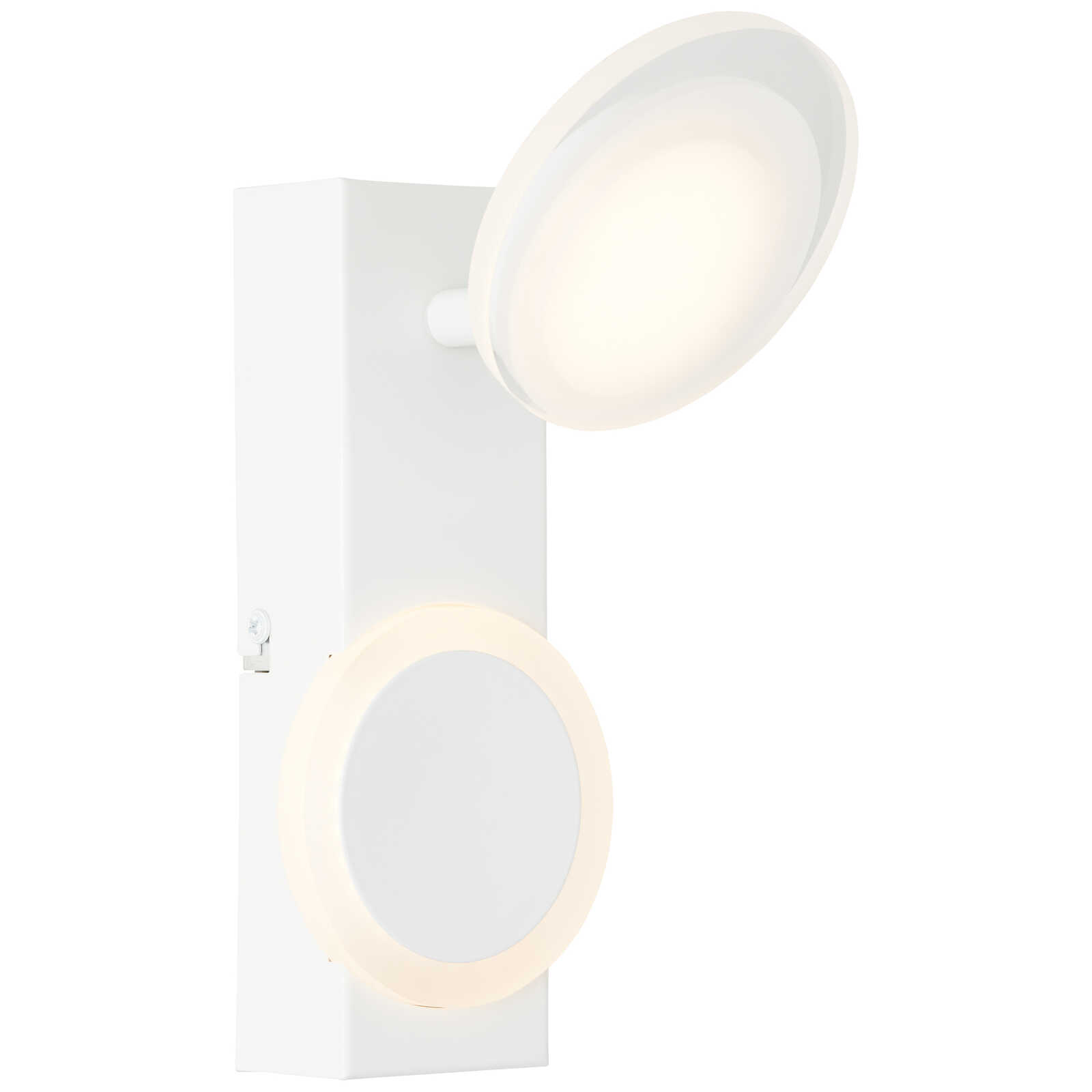             Plastic wall spotlight - Lilly 1 - White
        