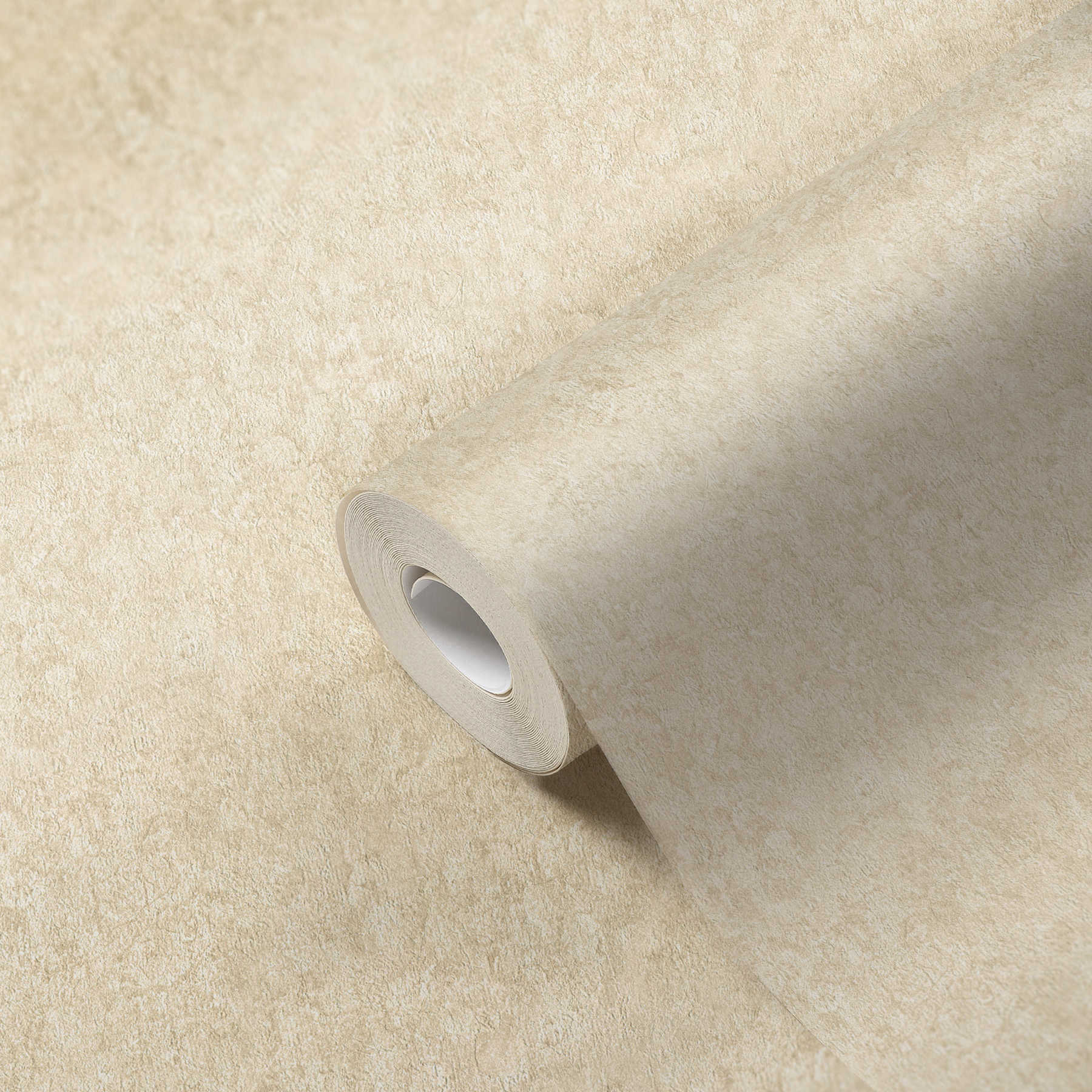             papier peint en papier Premium uni & mat - Beige
        