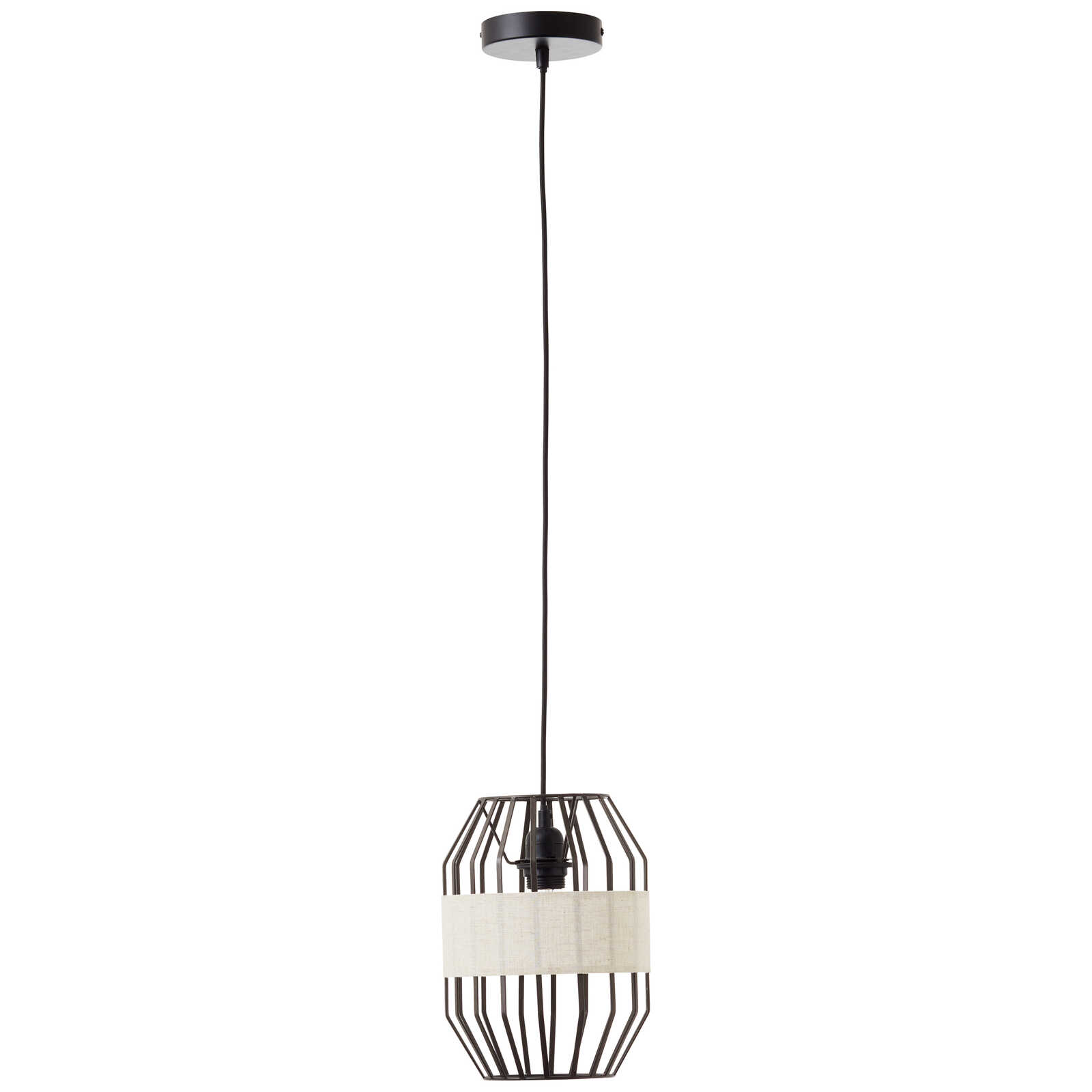            Textiel hanglamp - Nino 1 - Bruin
        