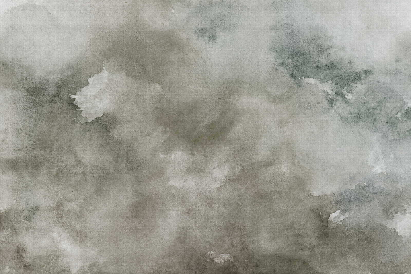             Acquerelli 1 - Quadro su tela ad acquerello grigio in lino naturale - 1,20 m x 0,80 m
        