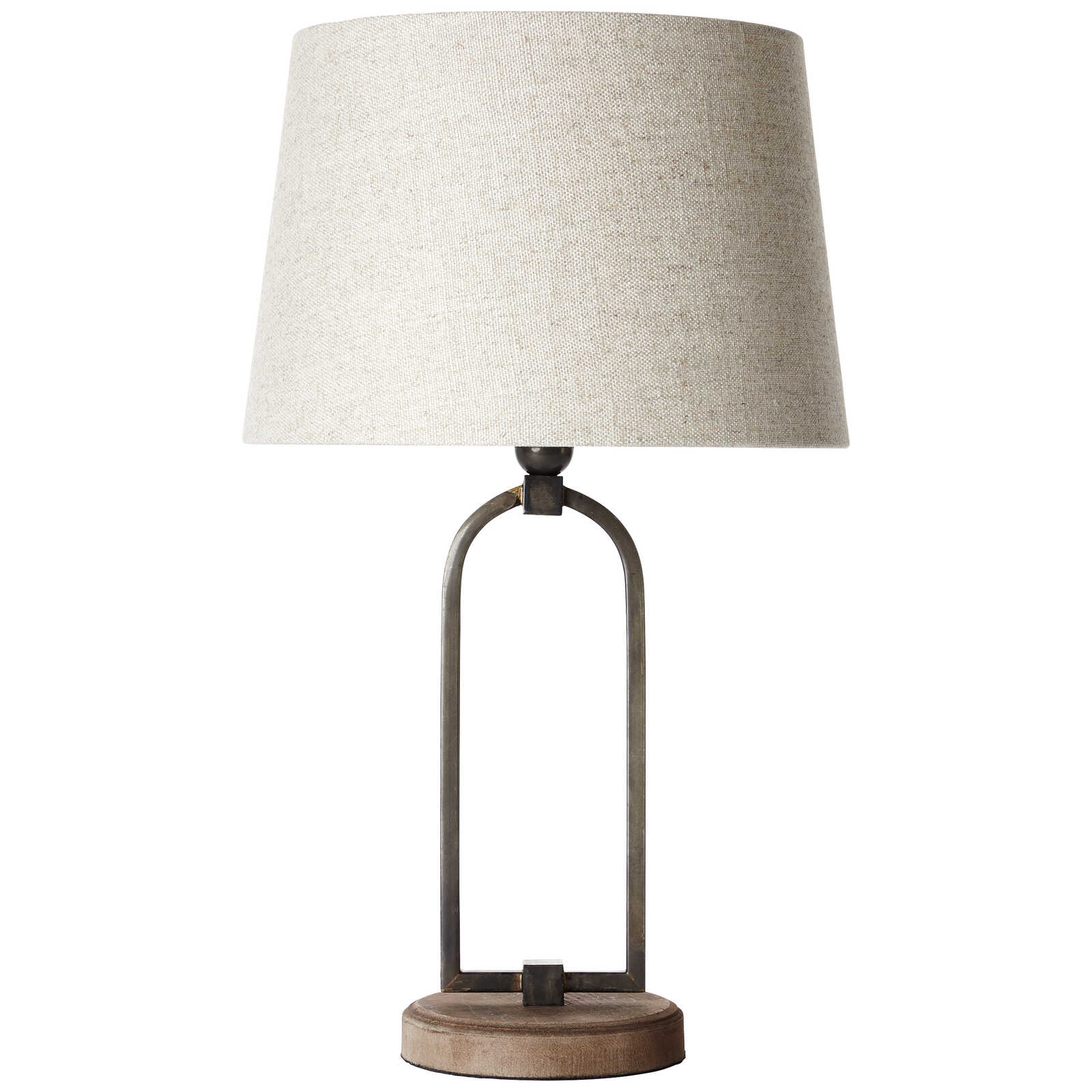             Lampe de table en textile - Ole 2 - Marron
        