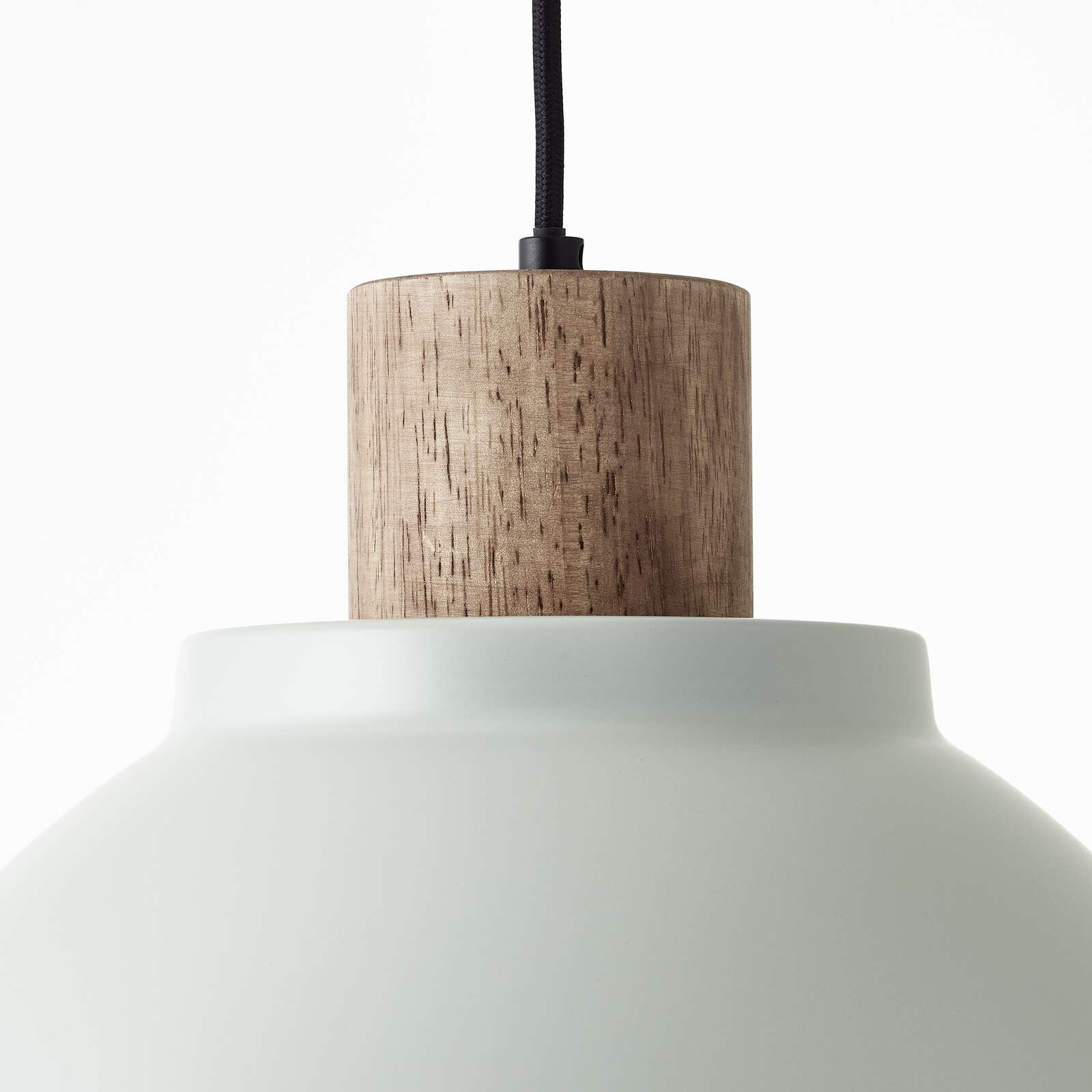             Lámpara colgante de madera - Franziska 12 - Verde
        