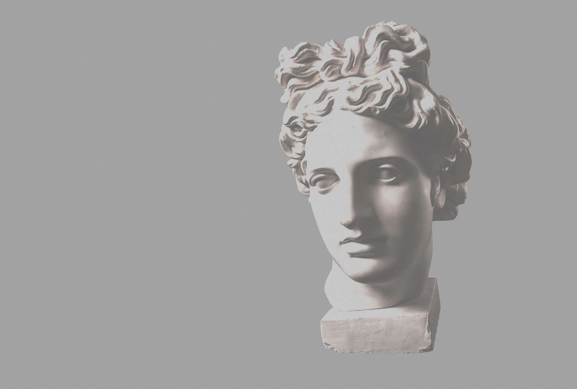             papier peint en papier panoramique »venus« - buste féminin antique - intissé lisse légèrement nacré
        