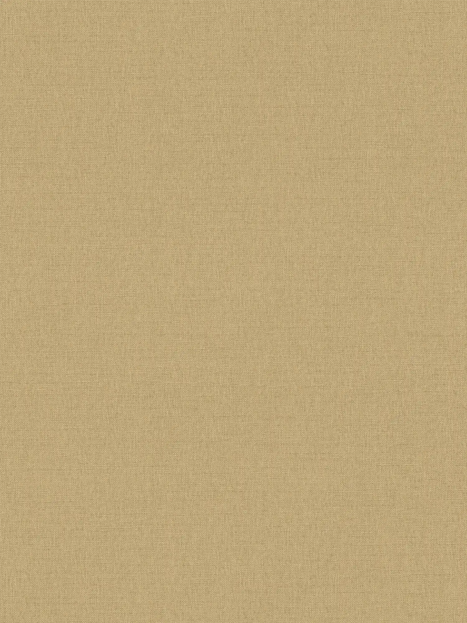 Plain-coloured non-woven wallpaper in fabric design - beige, gold
