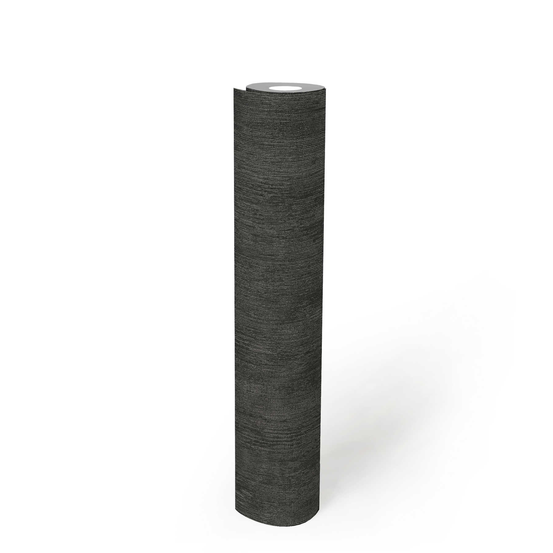             Papier peint métal au design rustique - gris, noir
        