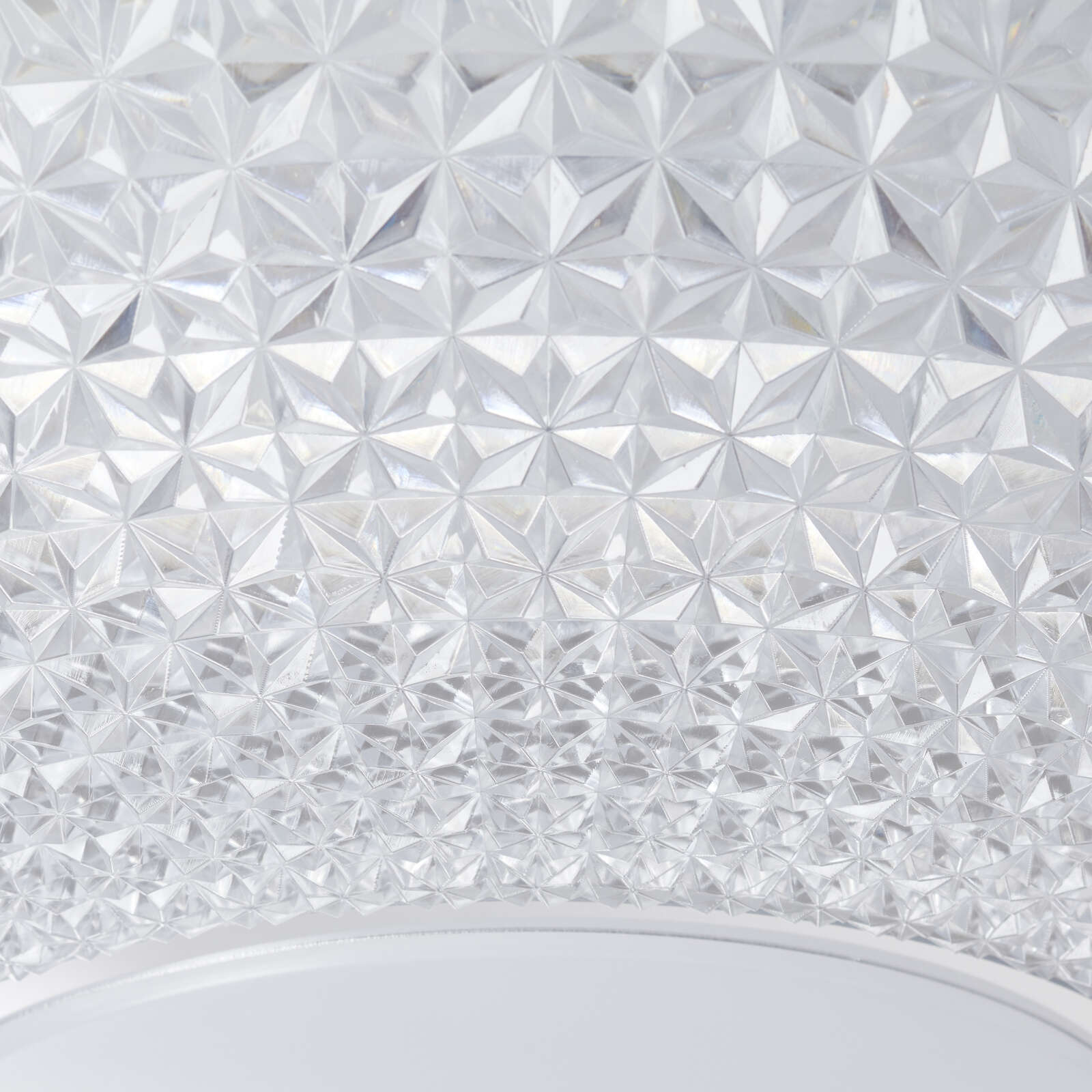             Plastic ceiling light - Luke 2 - Metallic
        