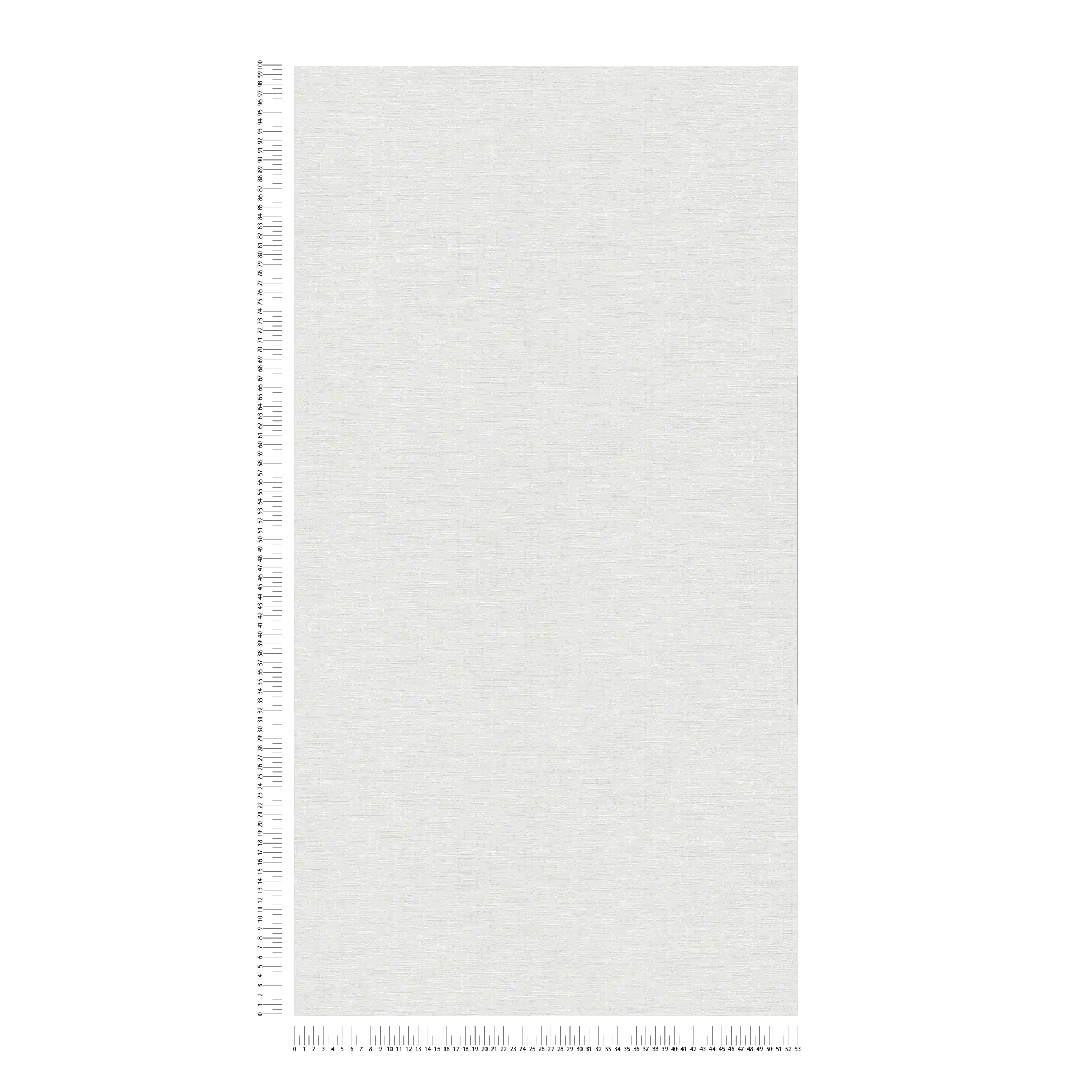             papier peint en papier intissé uni aspect textile dans une teinte douce - Blanc
        