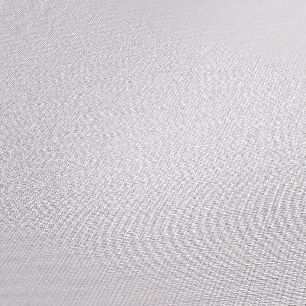             Plain non-woven wallpaper with textured effect - grey
        