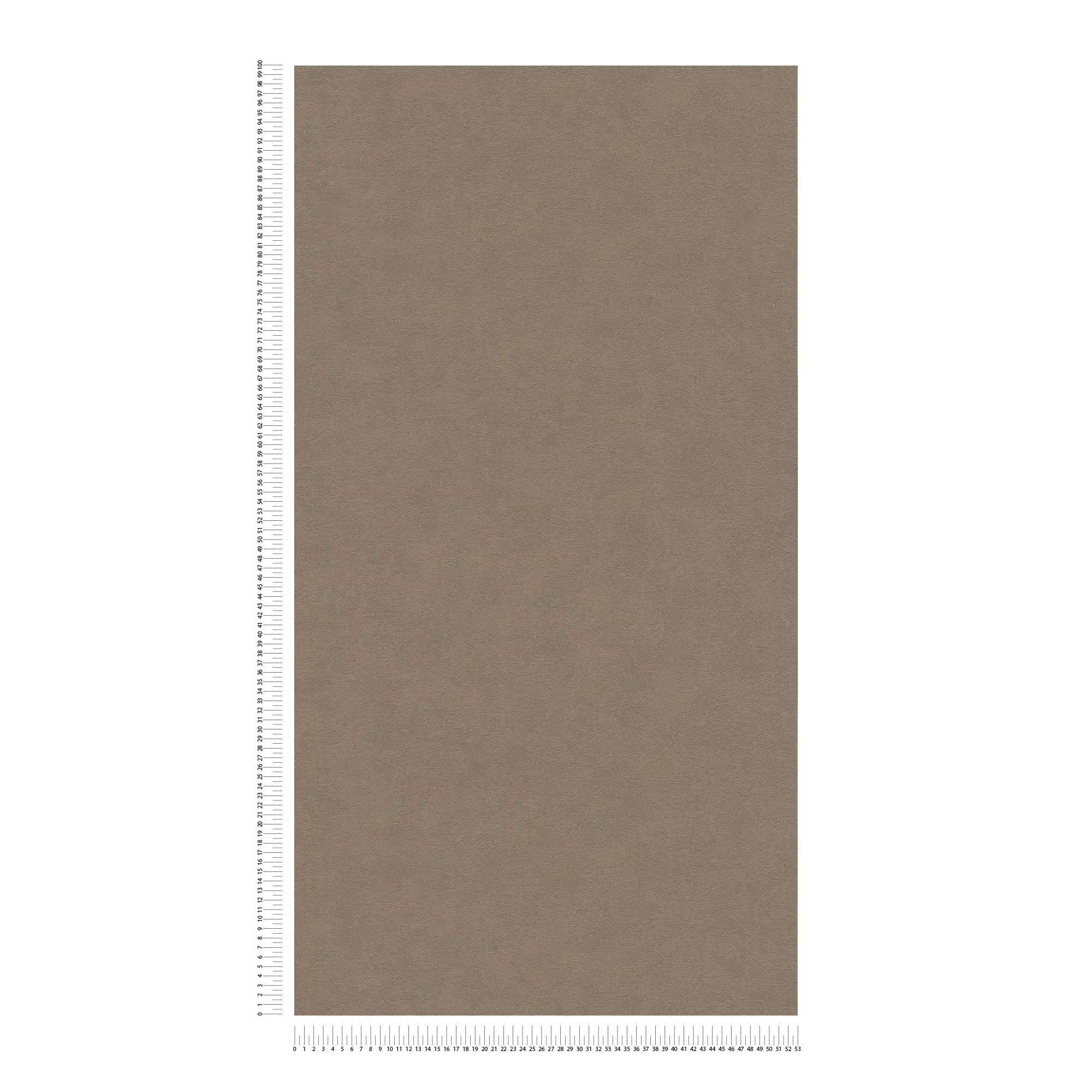             Single-coloured non-woven wallpaper with a soft texture - brown
        