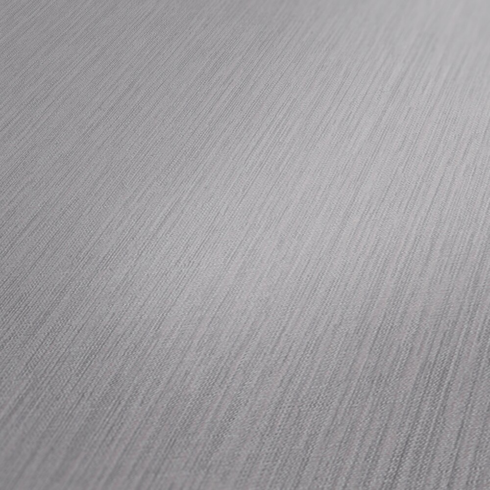             Daniel Hechter Single-coloured non-woven wallpaper with fabric look - Grey
        