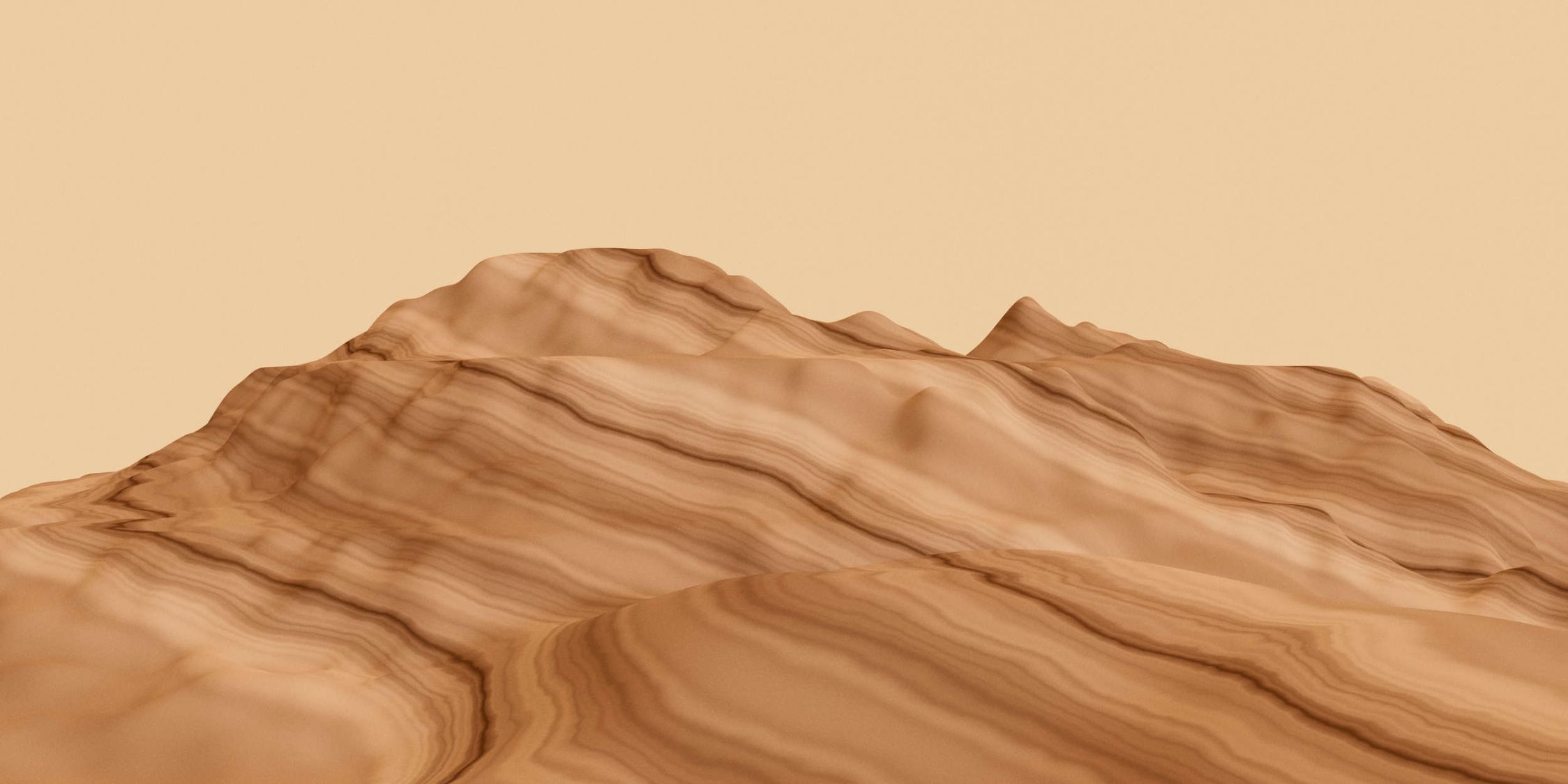             Digital behang »leia« - Abstracte bergen - Licht getextureerde vliesstof
        