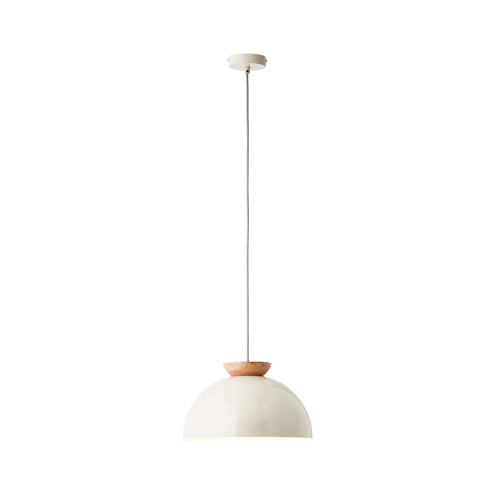 Lámpara colgante de madera - Lorena 1 - Beige

