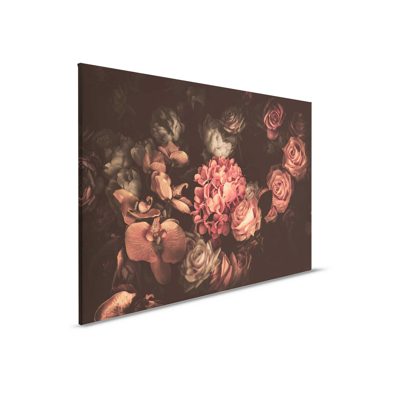 Tela romantica con bouquet di fiori - 0,90 m x 0,60 m
