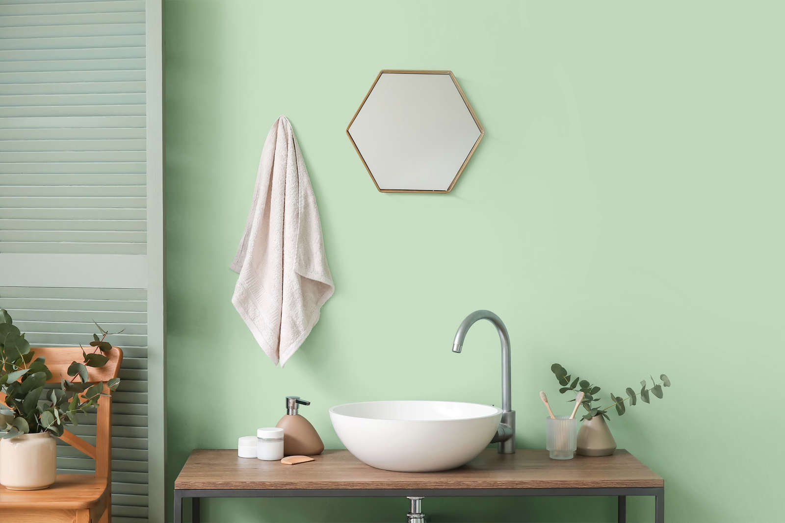             Wall Paint TCK4007 »Woodruff Cream« in serene pastel green – 2.5 litre
        