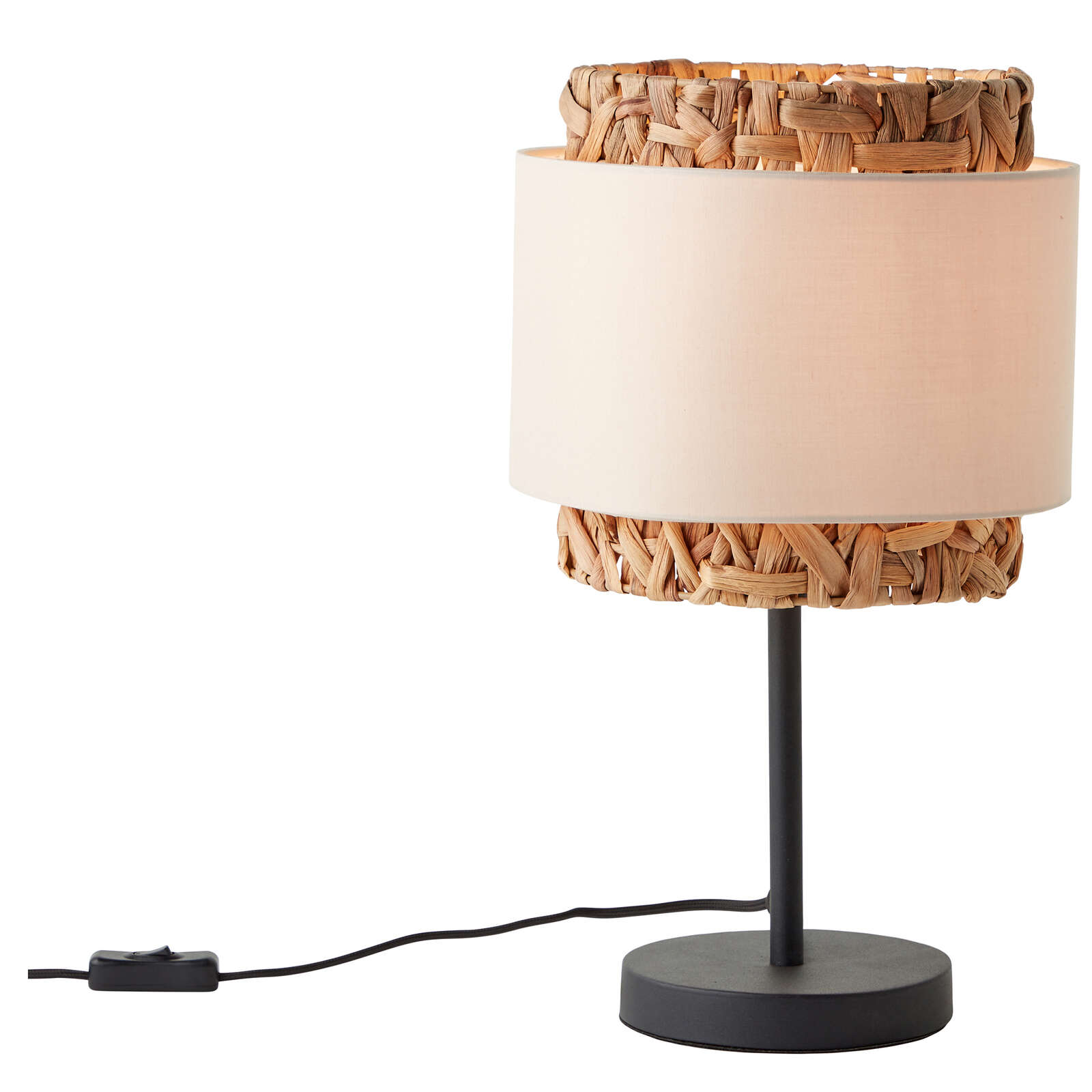             Textile table lamp - Till 1 - Brown
        